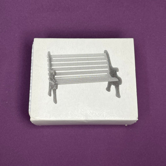 Wrought Iron Bench, Department 56 Village metal accessory, #5230-2