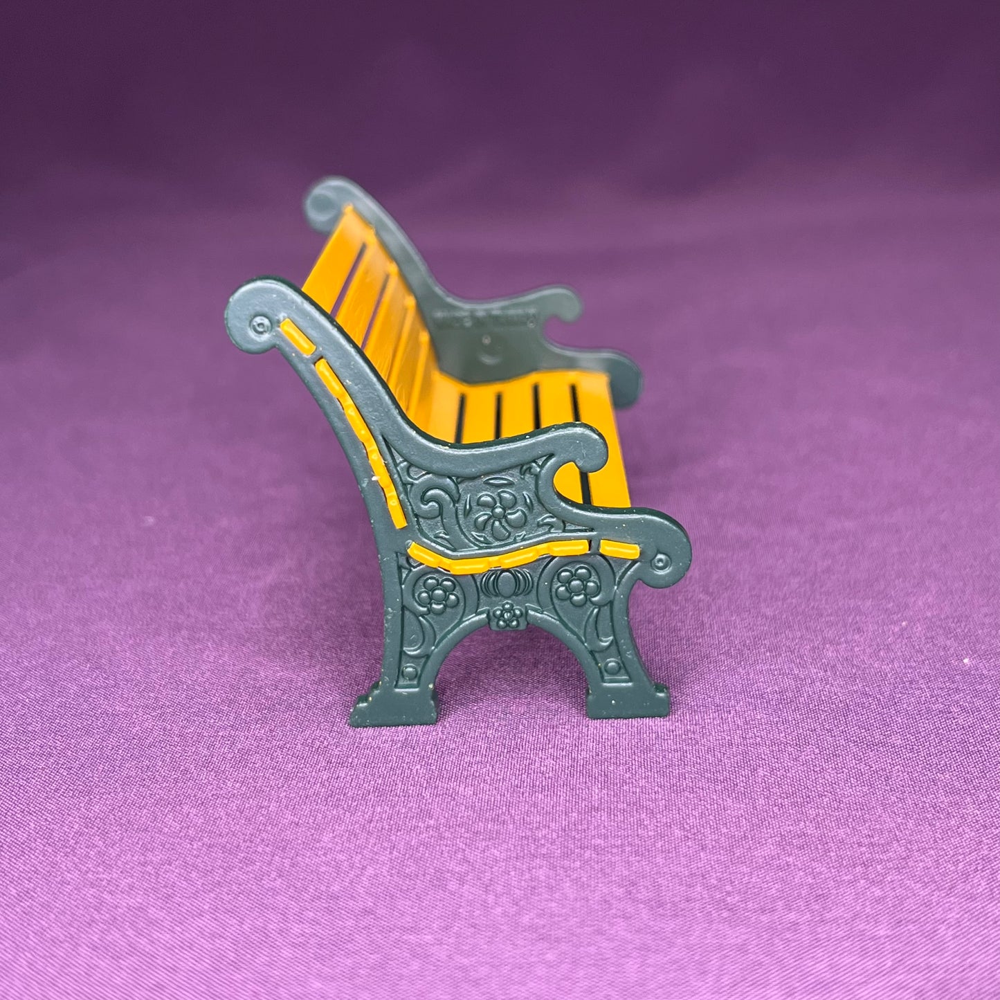 Wrought Iron Bench, Department 56 Village metal accessory, #5230-2