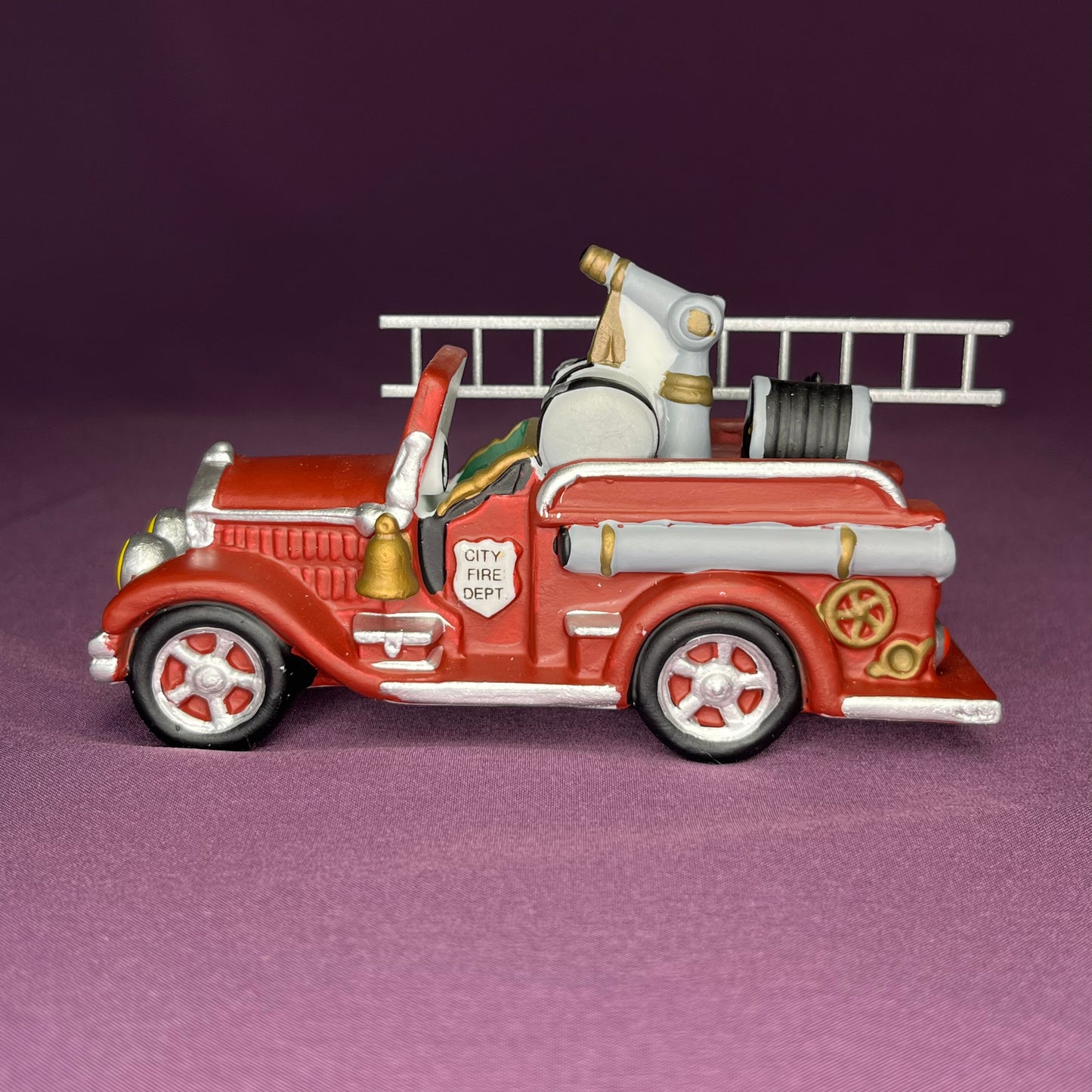 "City Fire Dept" Fire Truck, Department 56 Heritage Village Collection #5547-6
