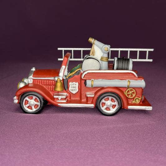 "City Fire Dept" Fire Truck, Department 56 Heritage Village Collection #5547-6
