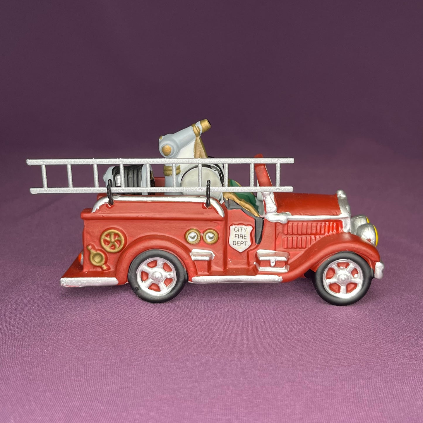 "City Fire Dept" Fire Truck, Department 56 Heritage Village Collection #5547-6