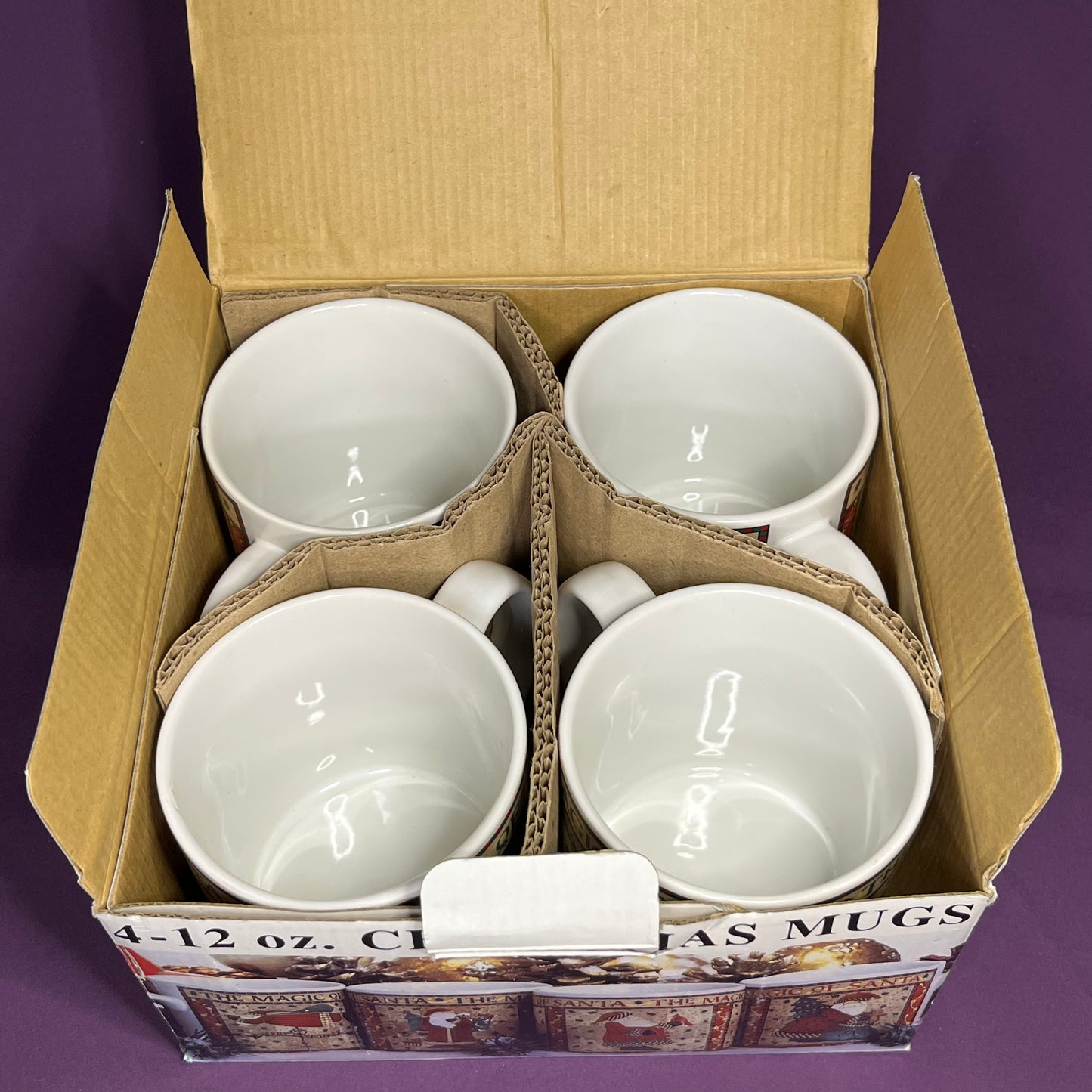 Magic of Santa Mugs, 1996, Debbie Mumm, Sakura