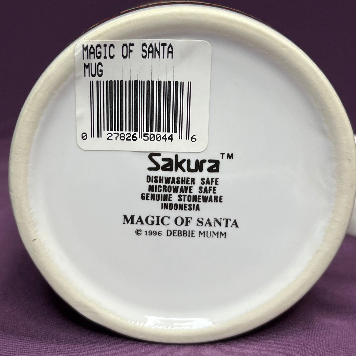 Magic of Santa Mugs, 1996, Debbie Mumm, Sakura