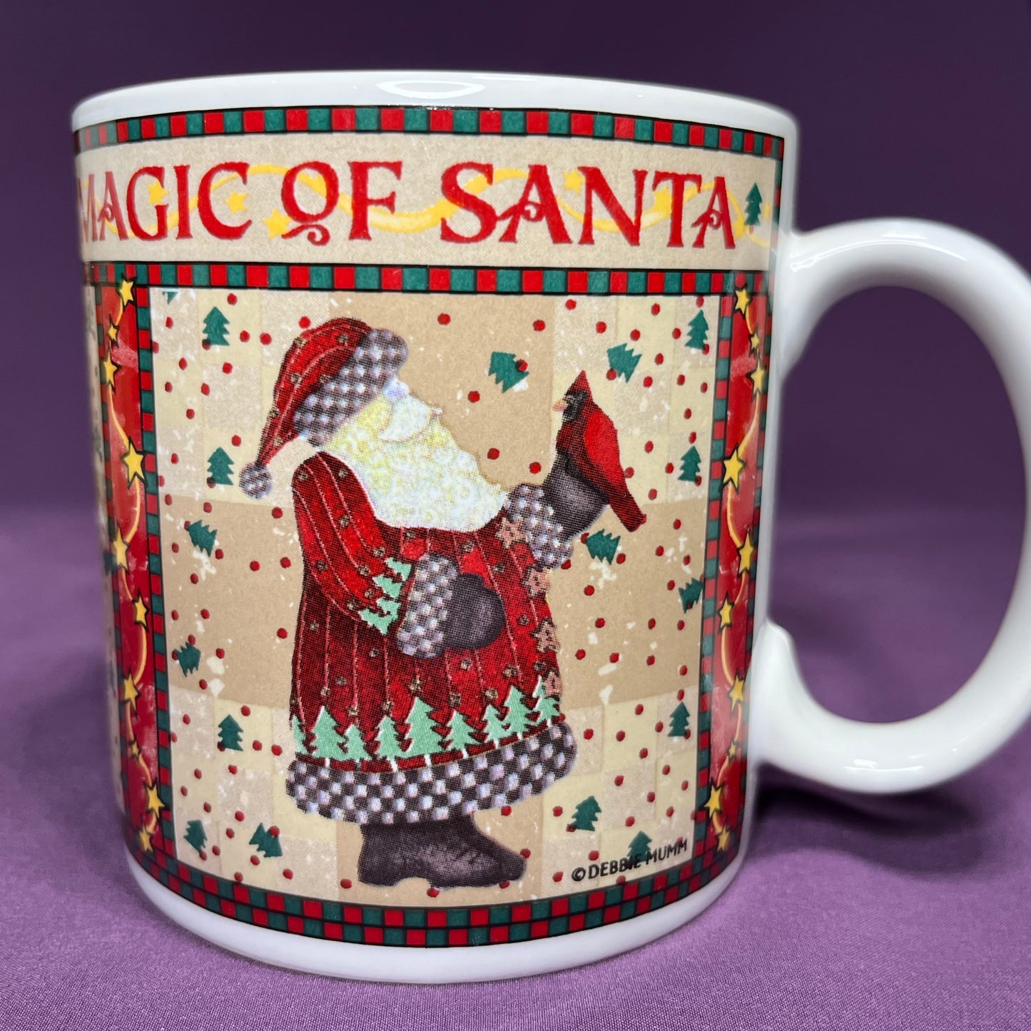 Magic of Santa Mugs, 1996, Debbie Mumm, Sakura