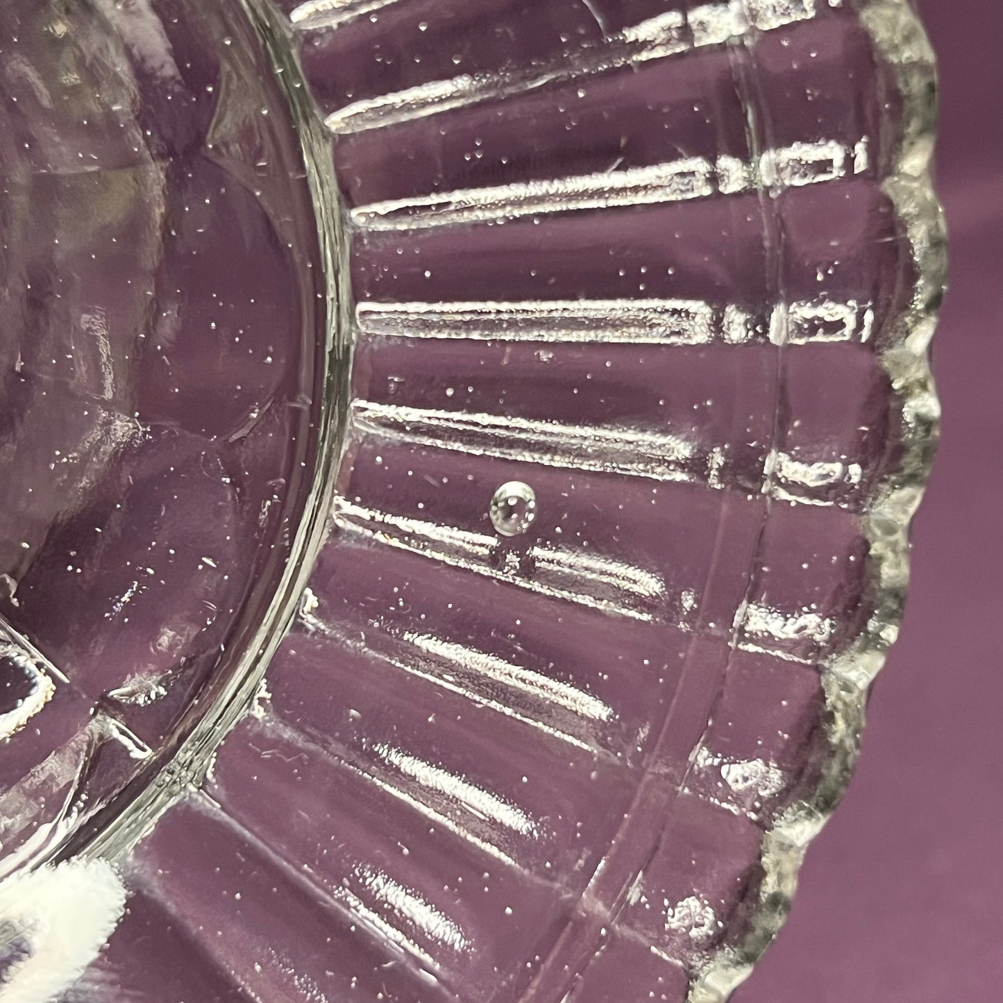 Antique Federal Glass tall comport, Grape with Vine pattern, early 1900s