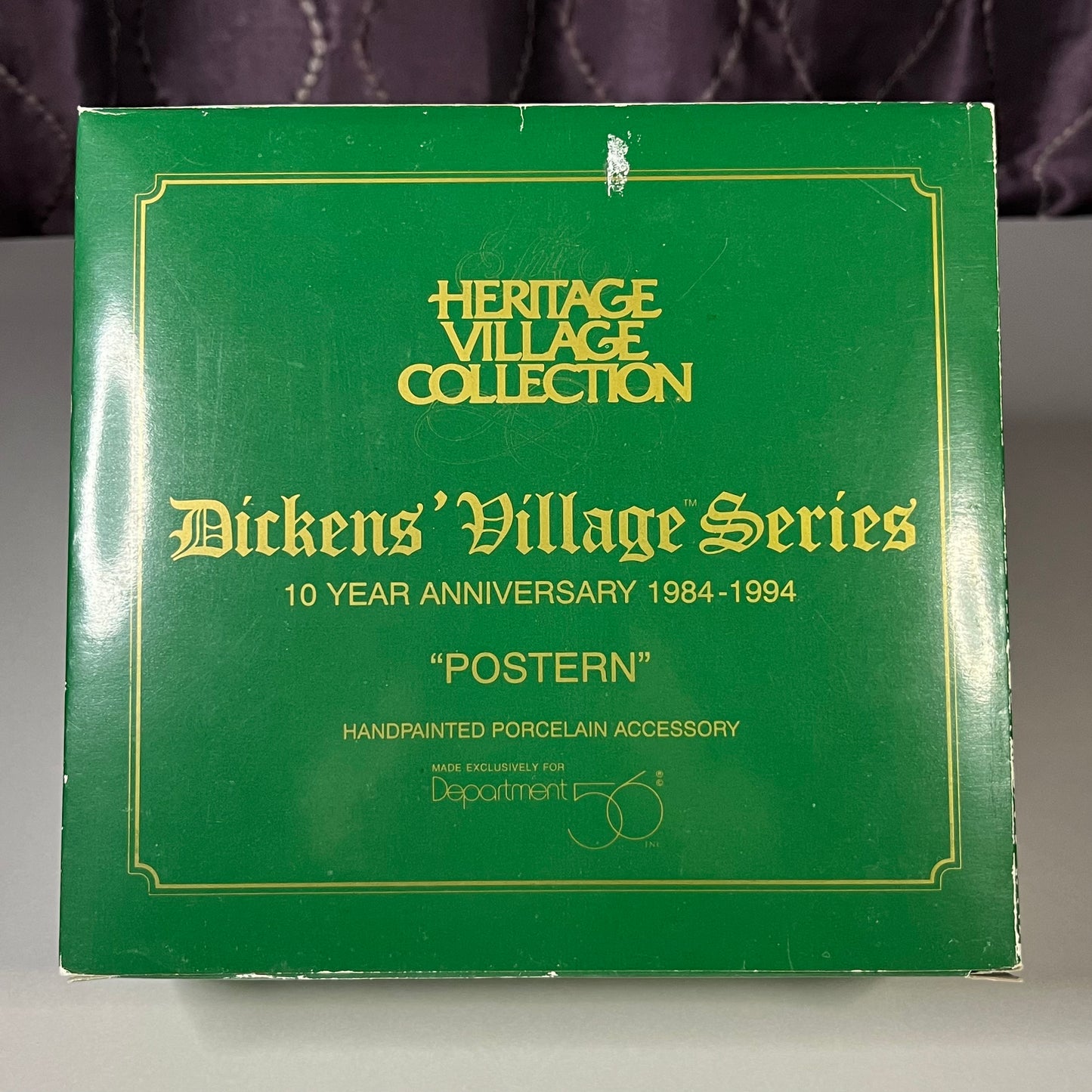 10 Year Anniversary Dickens Village Postern, Department 56