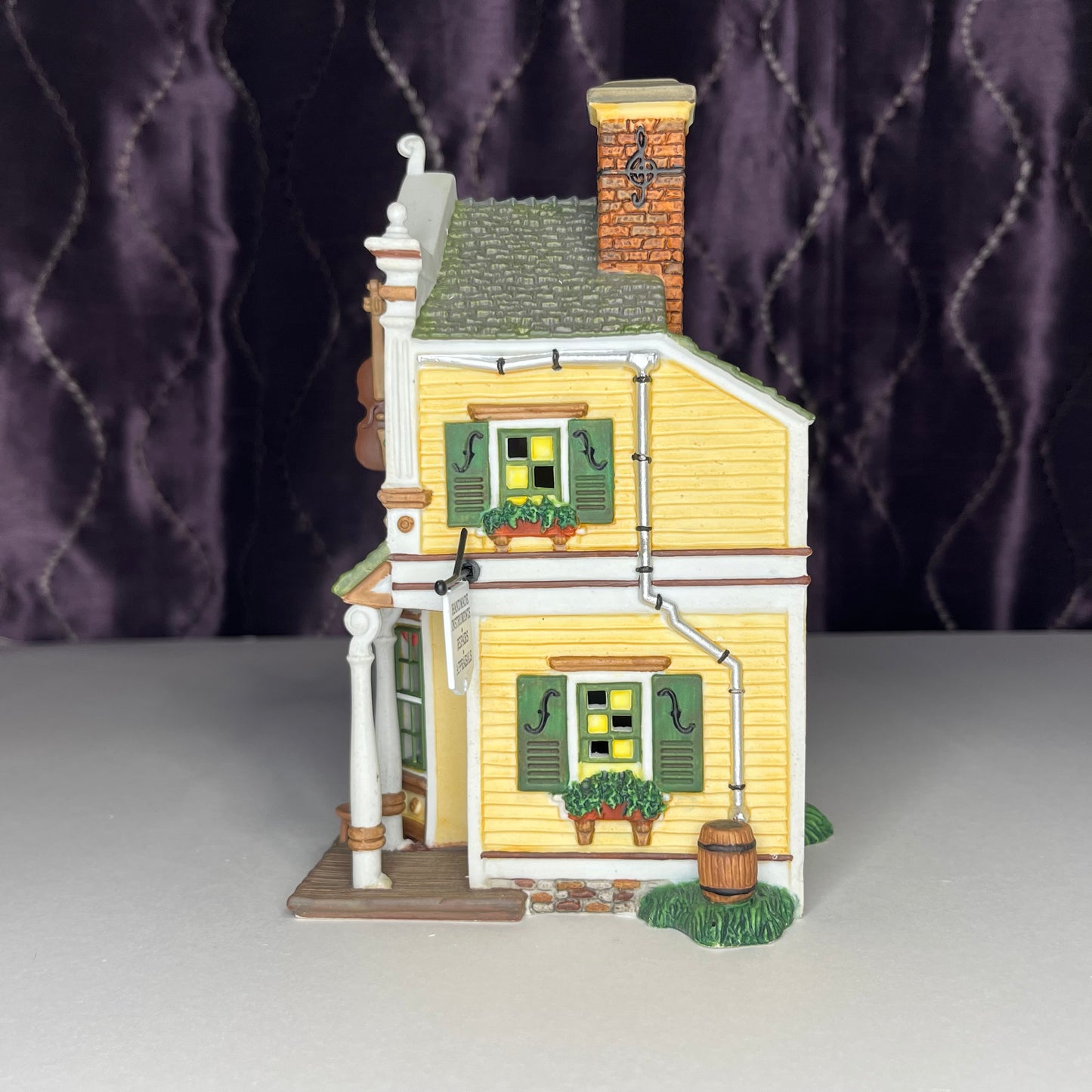 Benjamin Bowman Violin Maker, Department 56, New England Village #56663, 2002