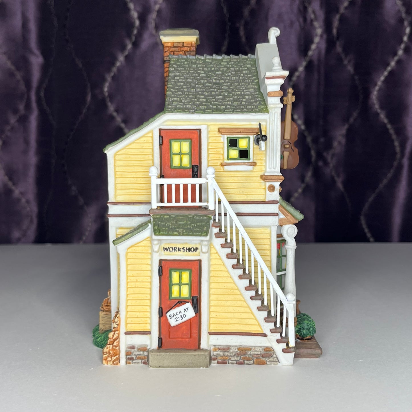 Benjamin Bowman Violin Maker, Department 56, New England Village #56663, 2002