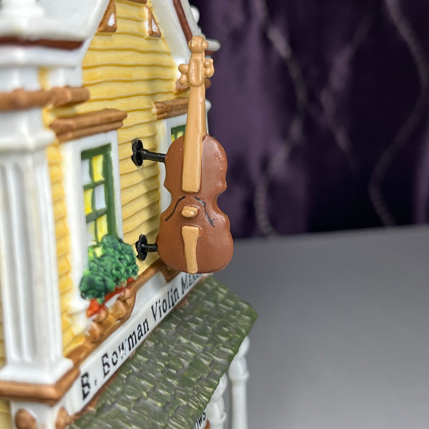 Benjamin Bowman Violin Maker, Department 56, New England Village #56663, 2002