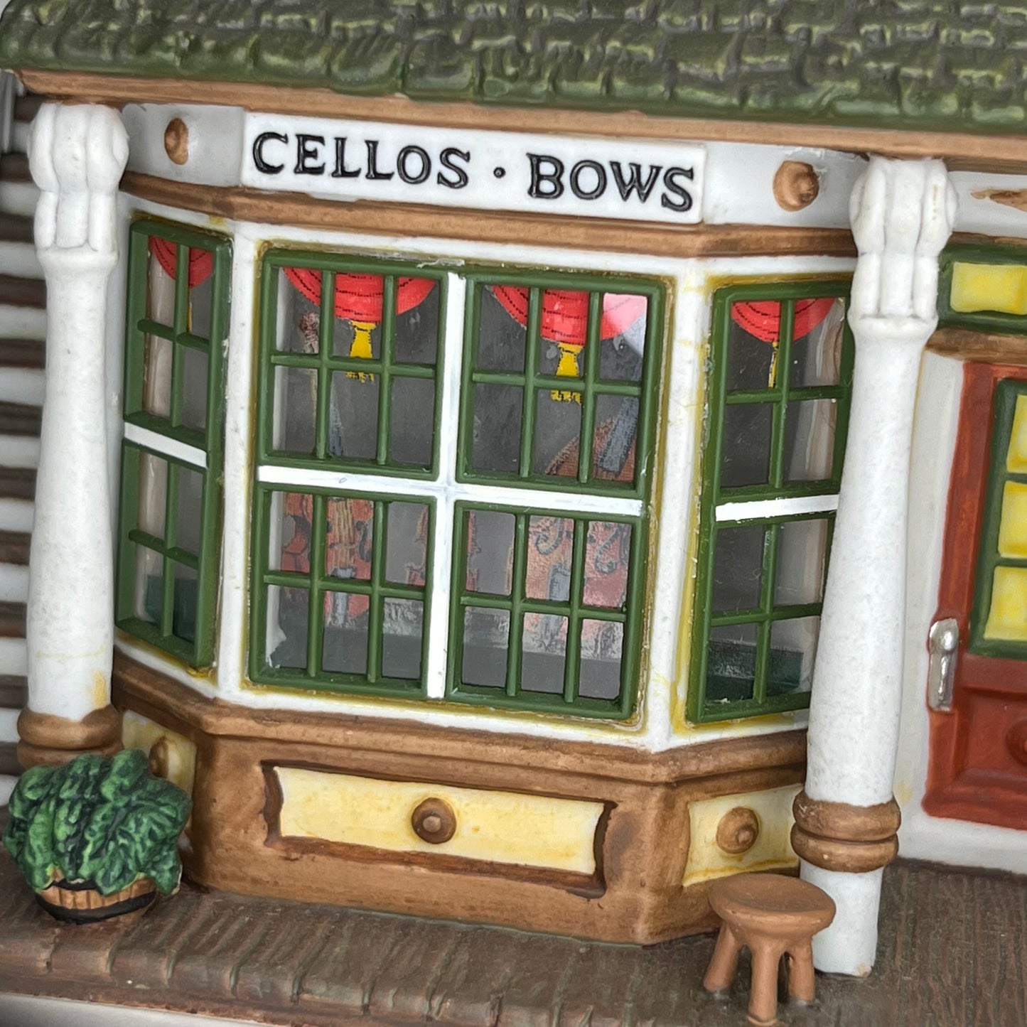 Benjamin Bowman Violin Maker, Department 56, New England Village #56663, 2002