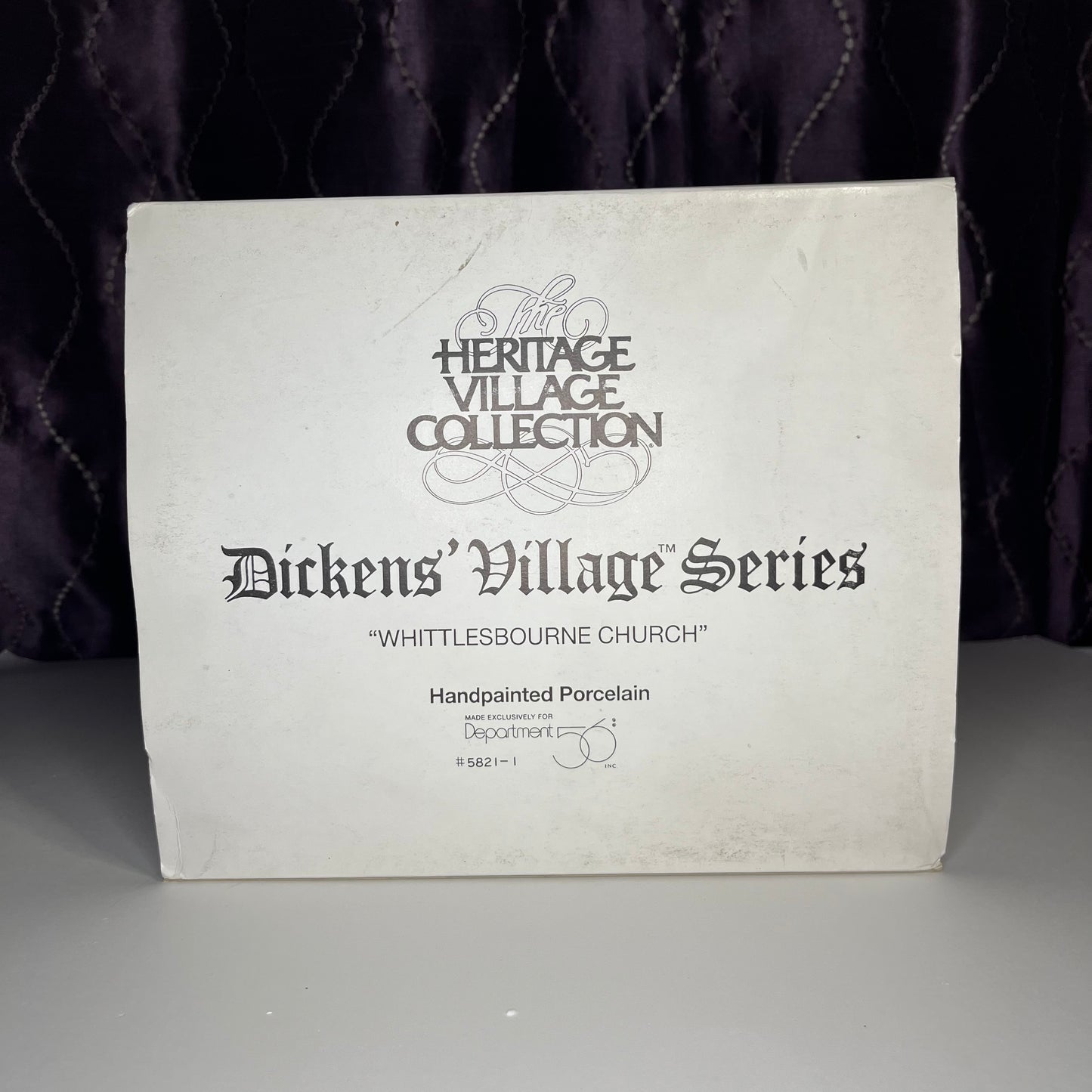 Whittlesbourne Church, Deparment 56 Dickens Village, #58211