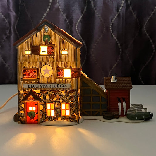 Blue Star Ice Co, Department 56 New England Village Series, #56472