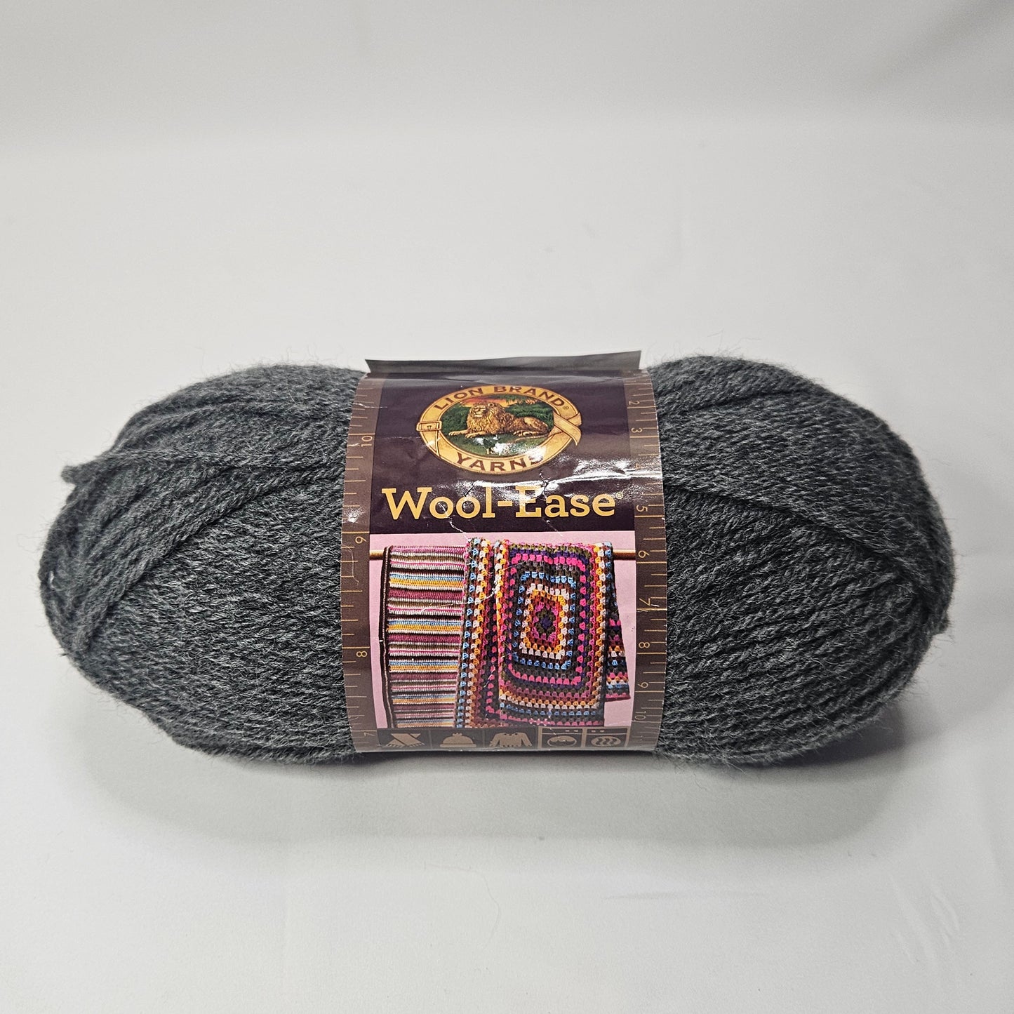 Lion Brand Wool Ease yarn, Oxford Grey, 80% Acrylic, 20% wool
