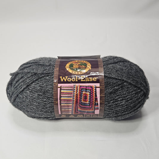 Lion Brand Wool Ease yarn, Oxford Grey, 80% Acrylic, 20% wool