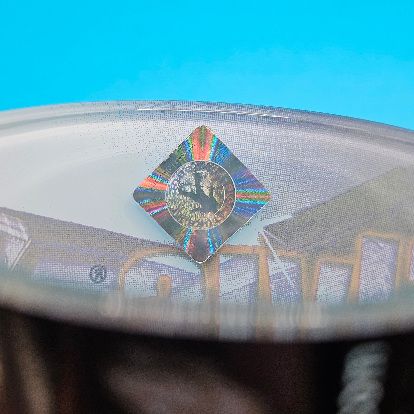 Elvis shot glass, short, photo collage