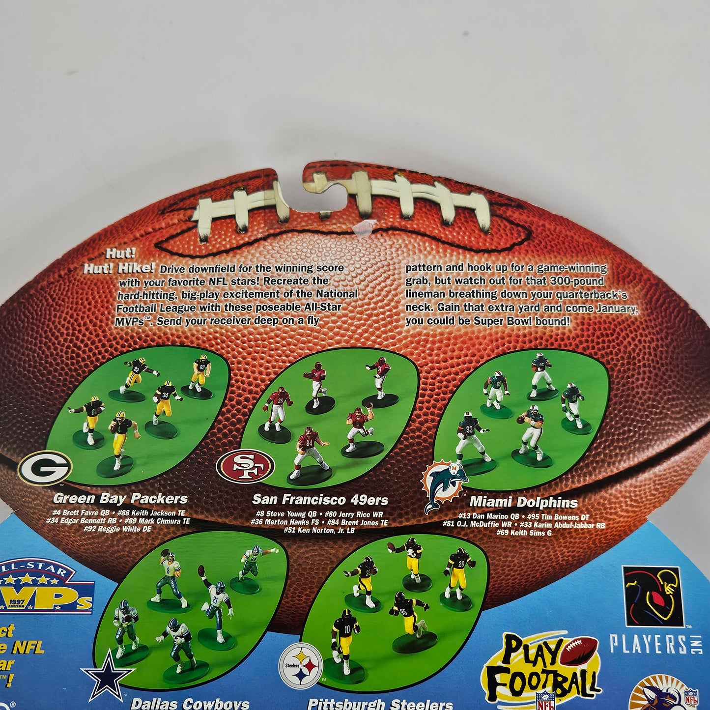 San Francisco 49ers, All Star MVP poseable-action figures, 1997