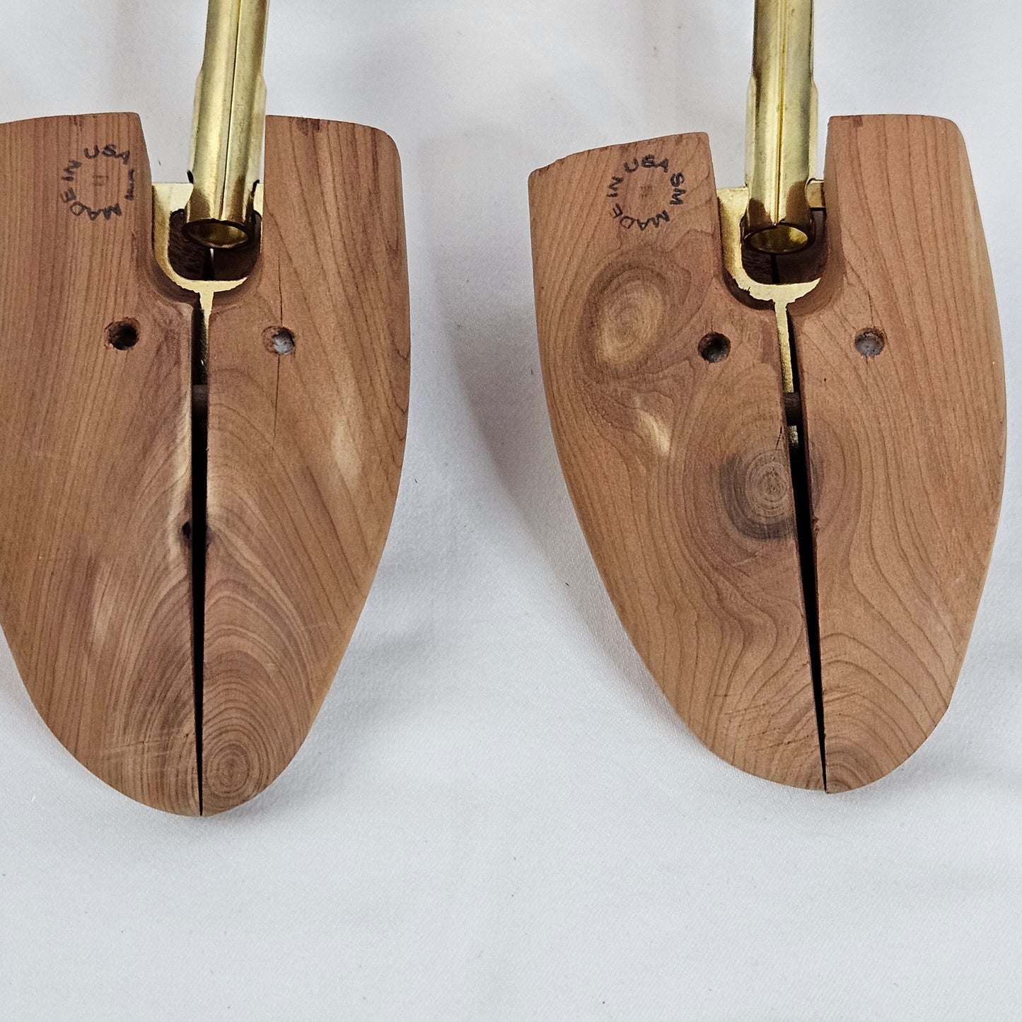 Cedar shoe trees, various sizes