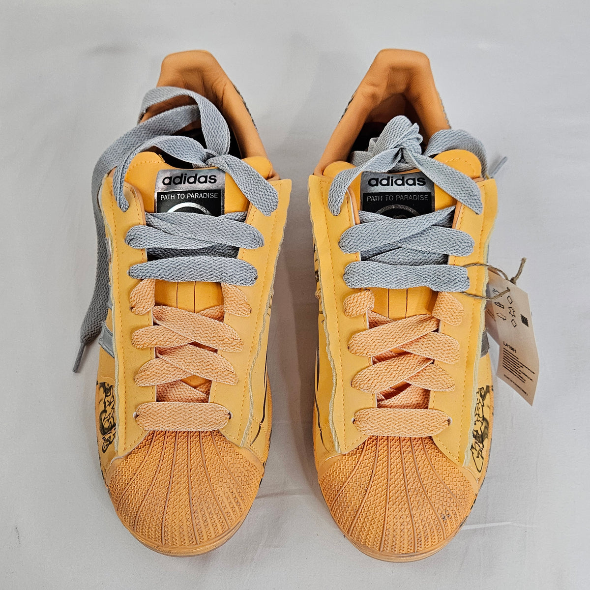 Adidas Superstar LA1501 Hellstar Hazy Orange Size 12M 13W New