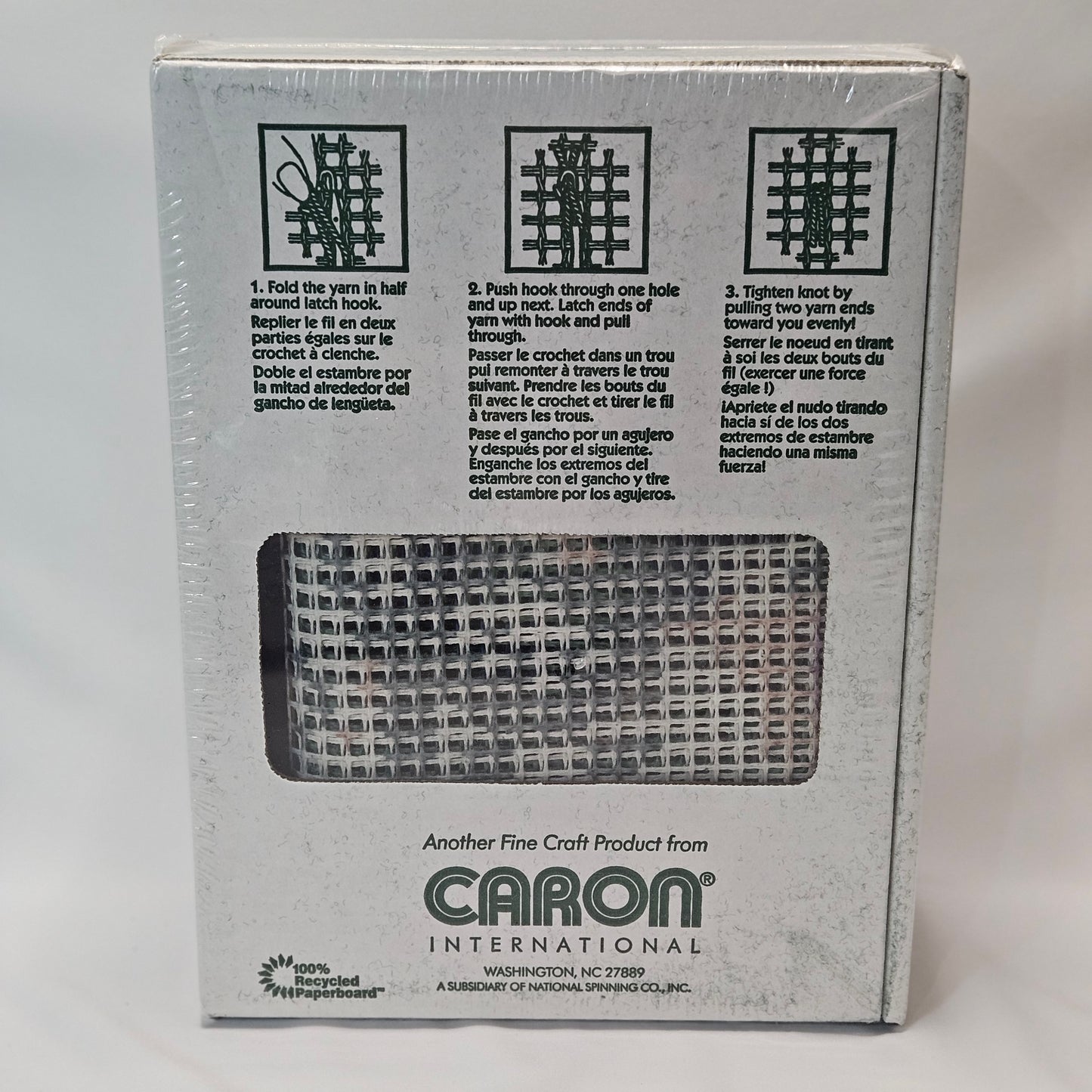 White Tiger Vintage Latch Hook Kit, New, Factory sealed