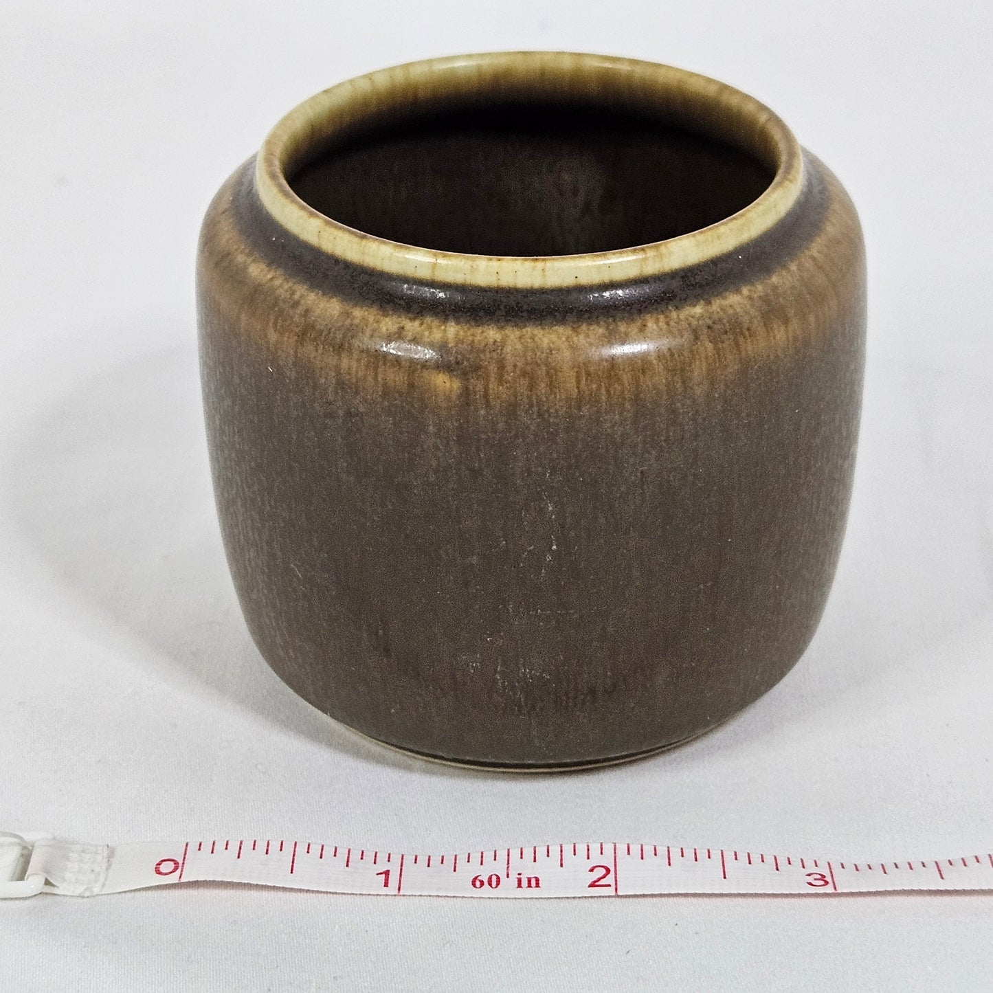 Danish pottery jar 1194, by Per Linneman Schmidt, Palshus Denmark, mid- century