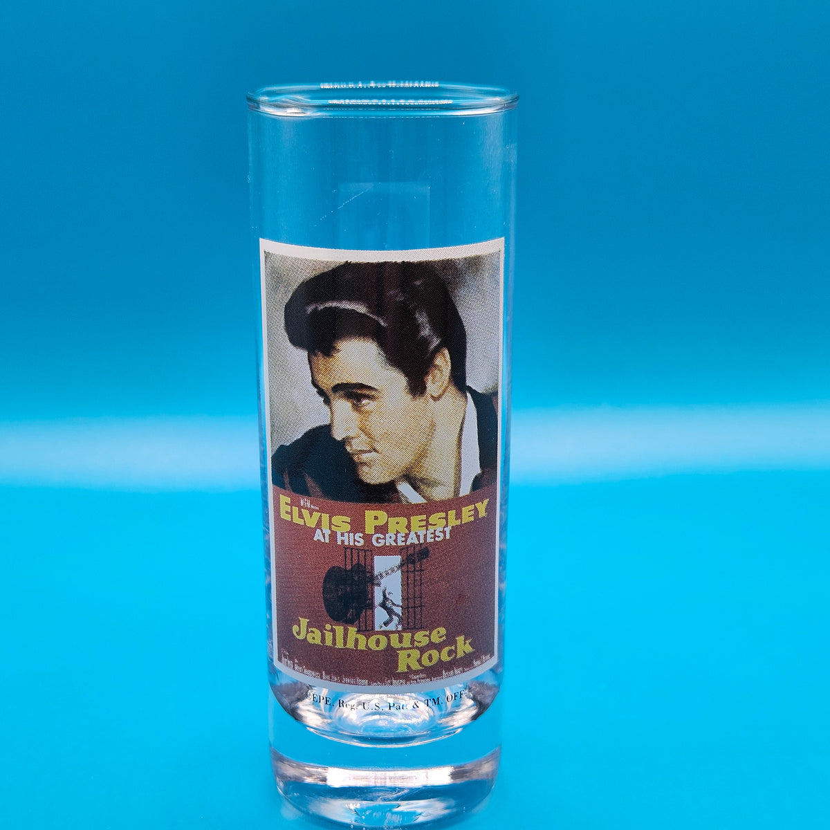 Elvis Presley tall shot glasses, various styles