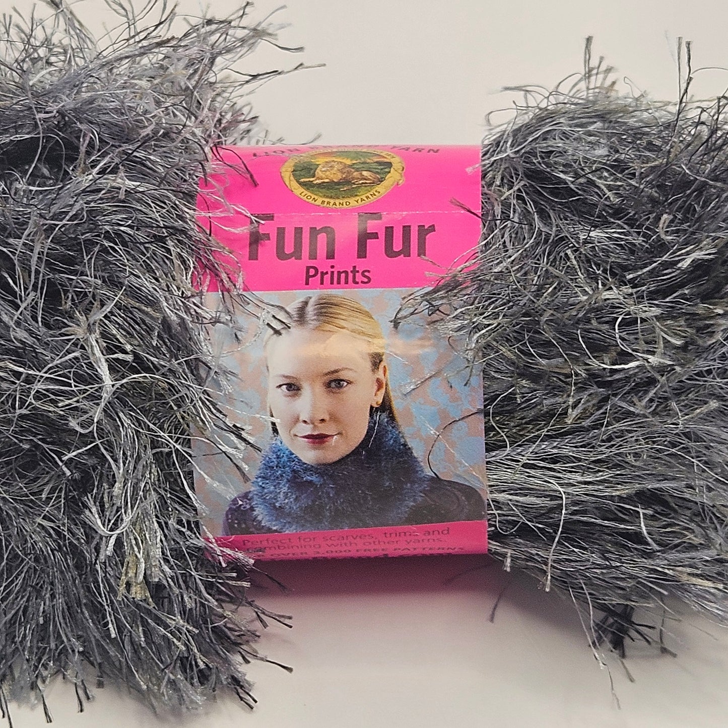 Lion Brand Fun Fur Yarn 100% Polyester, Bulky, multiple colors