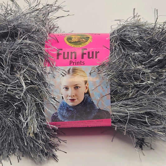 Lion Brand Fun Fur Yarn 100% Polyester, Bulky, multiple colors