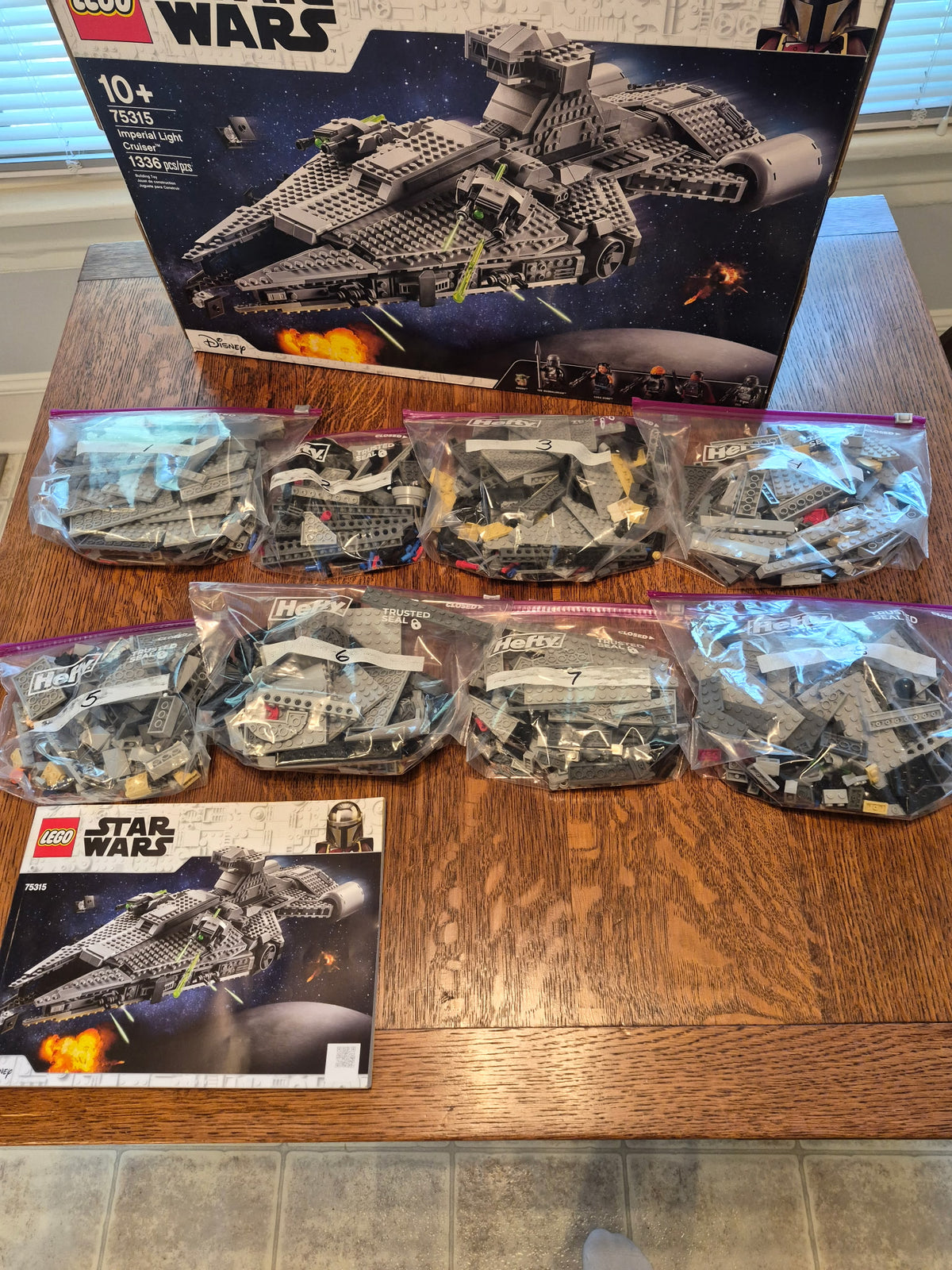 Imperial Light Cruiser Lego Set 75315, Used, Complete