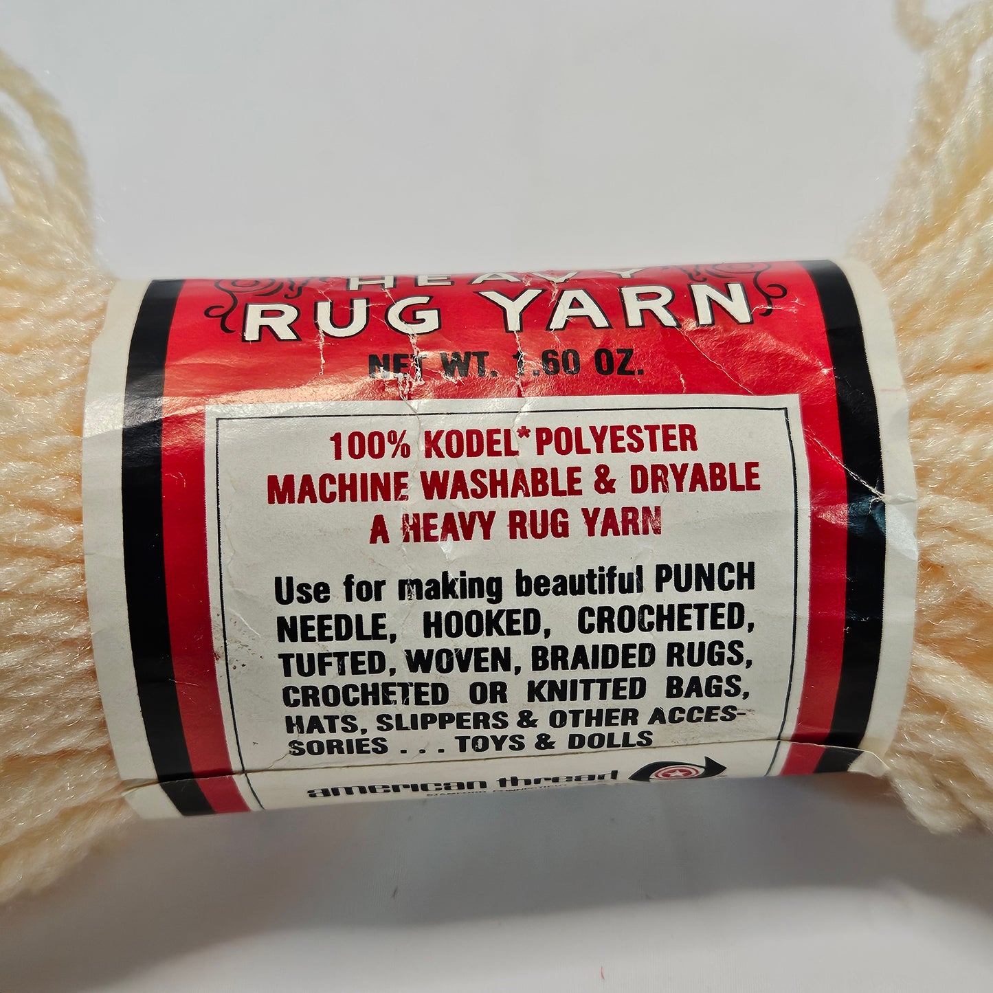 Vintage Aunt Lydia's Heavy Rug Yarn, various colors, lot of 6 skeins