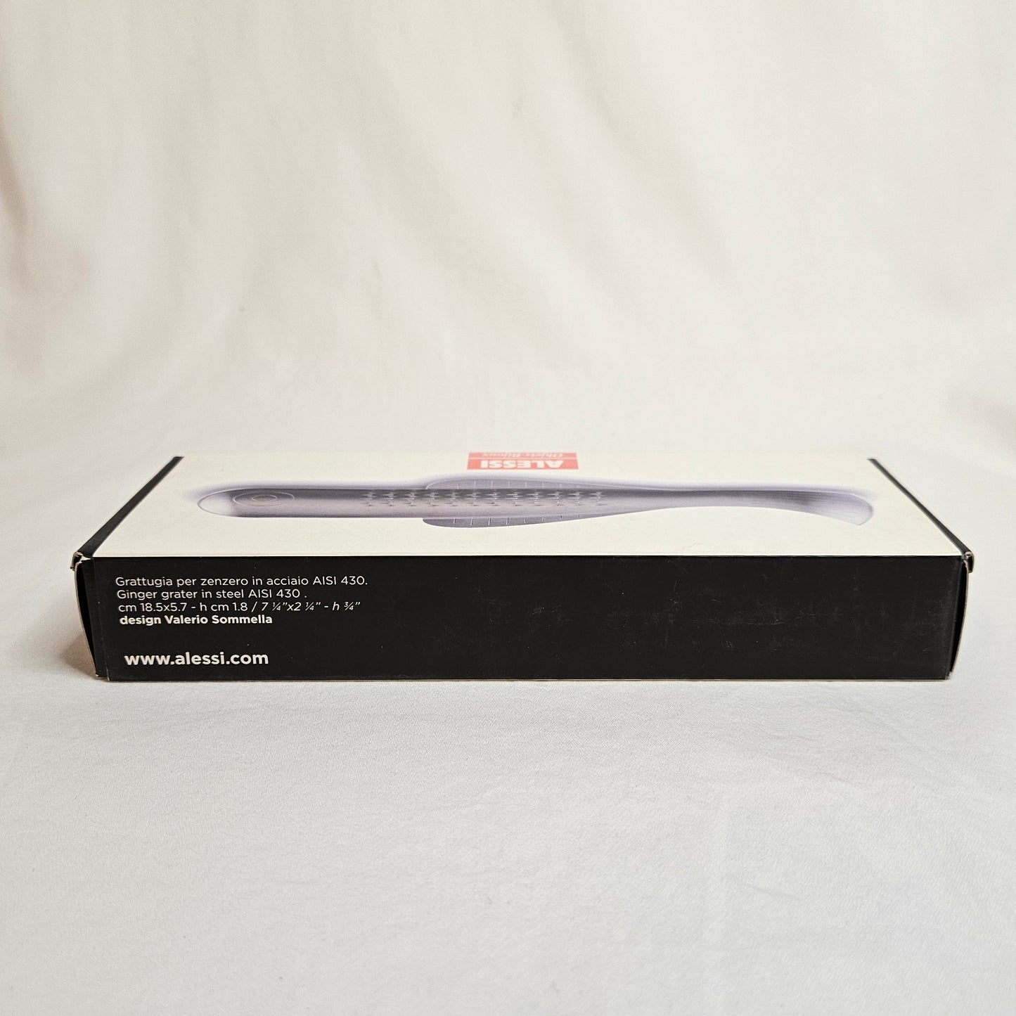 Alessi Boga Ginger Grater, designed by Valerio Sommella, 2017