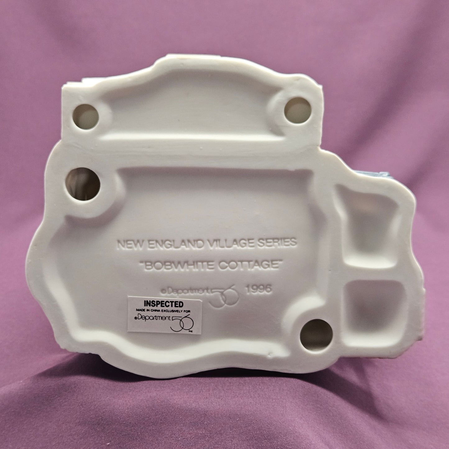 Bobwhite Cottage, Department 56, New England Village Series, 1996