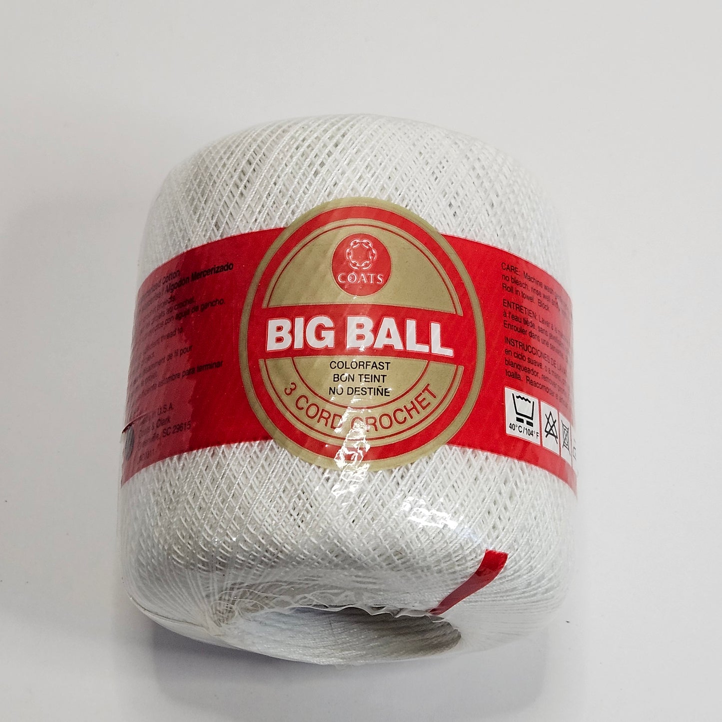 Coats Big Ball 3 strand Crochet Thread size 20