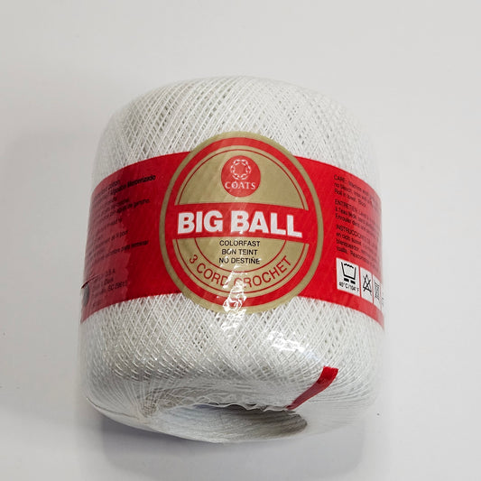 Coats Big Ball 3 strand Crochet Thread size 20