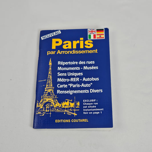 Vintage Paris Pocket Map, 2002