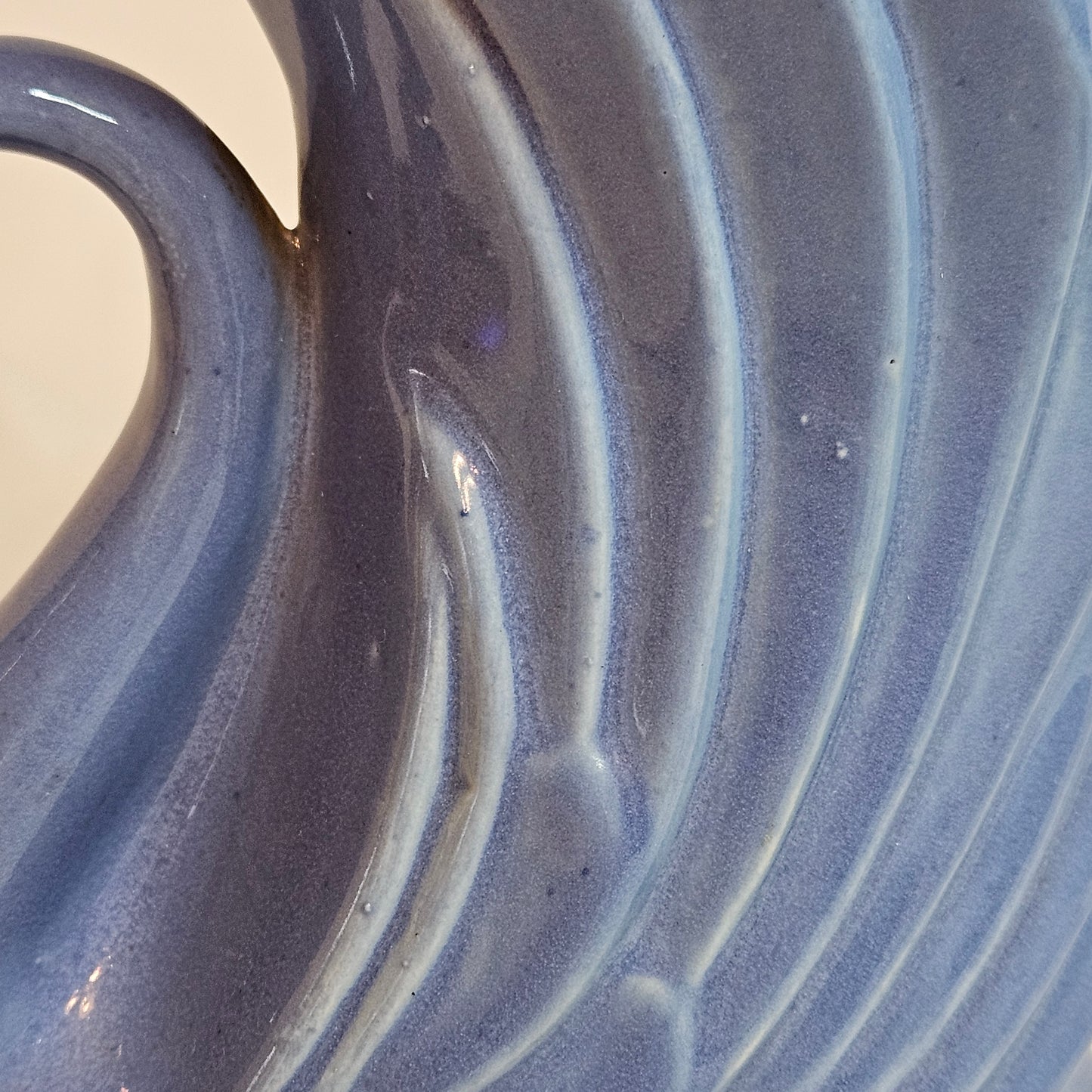 Niloak Swan Ozark Blue vintage vase, 7 inches tall