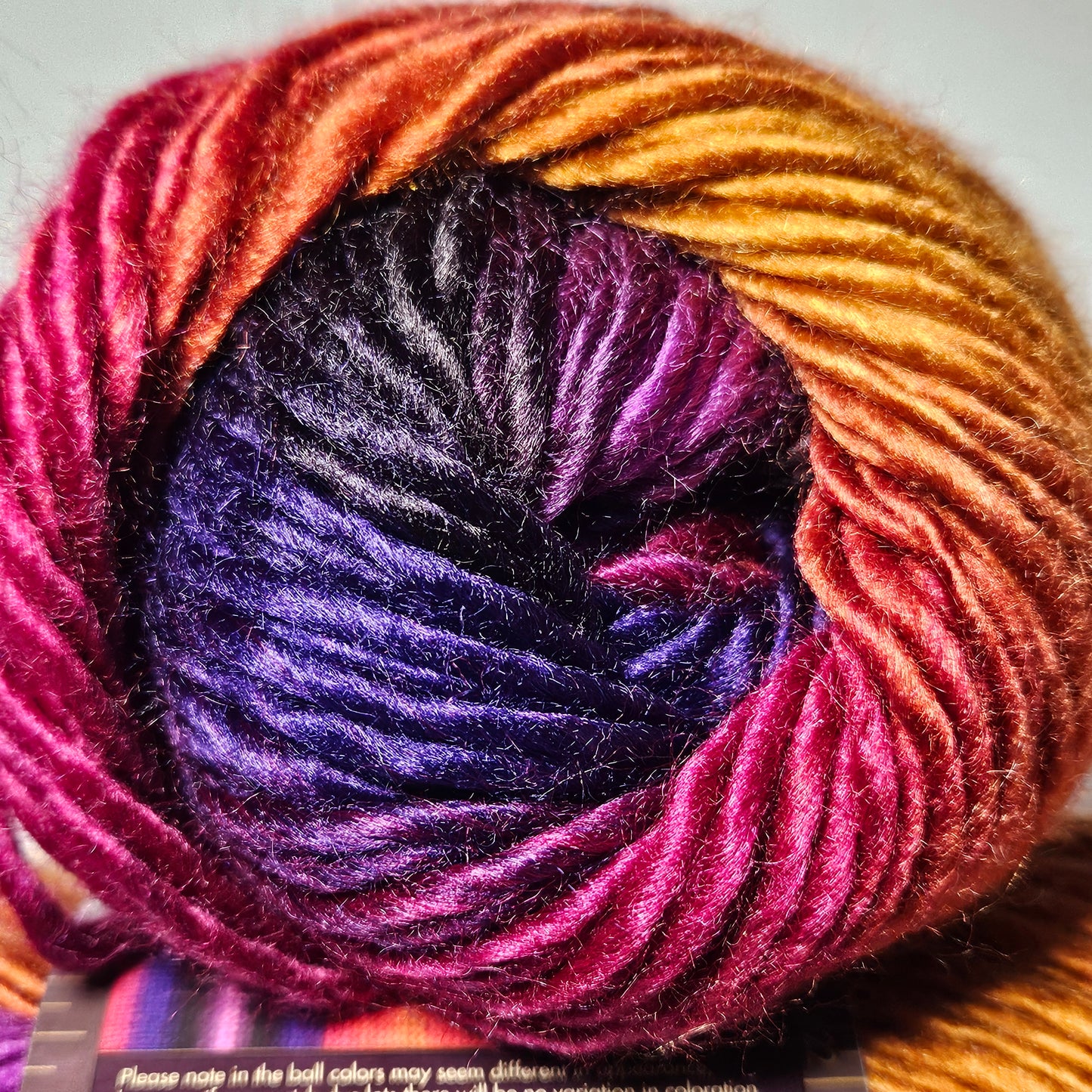 Lion Brand Landscapes acrylic yarn, Volcano, 3 skeins, 4 medium