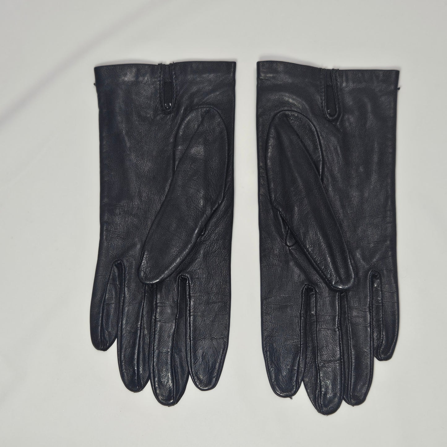 Vintage women's black leather gloves, Grandoe, size 7