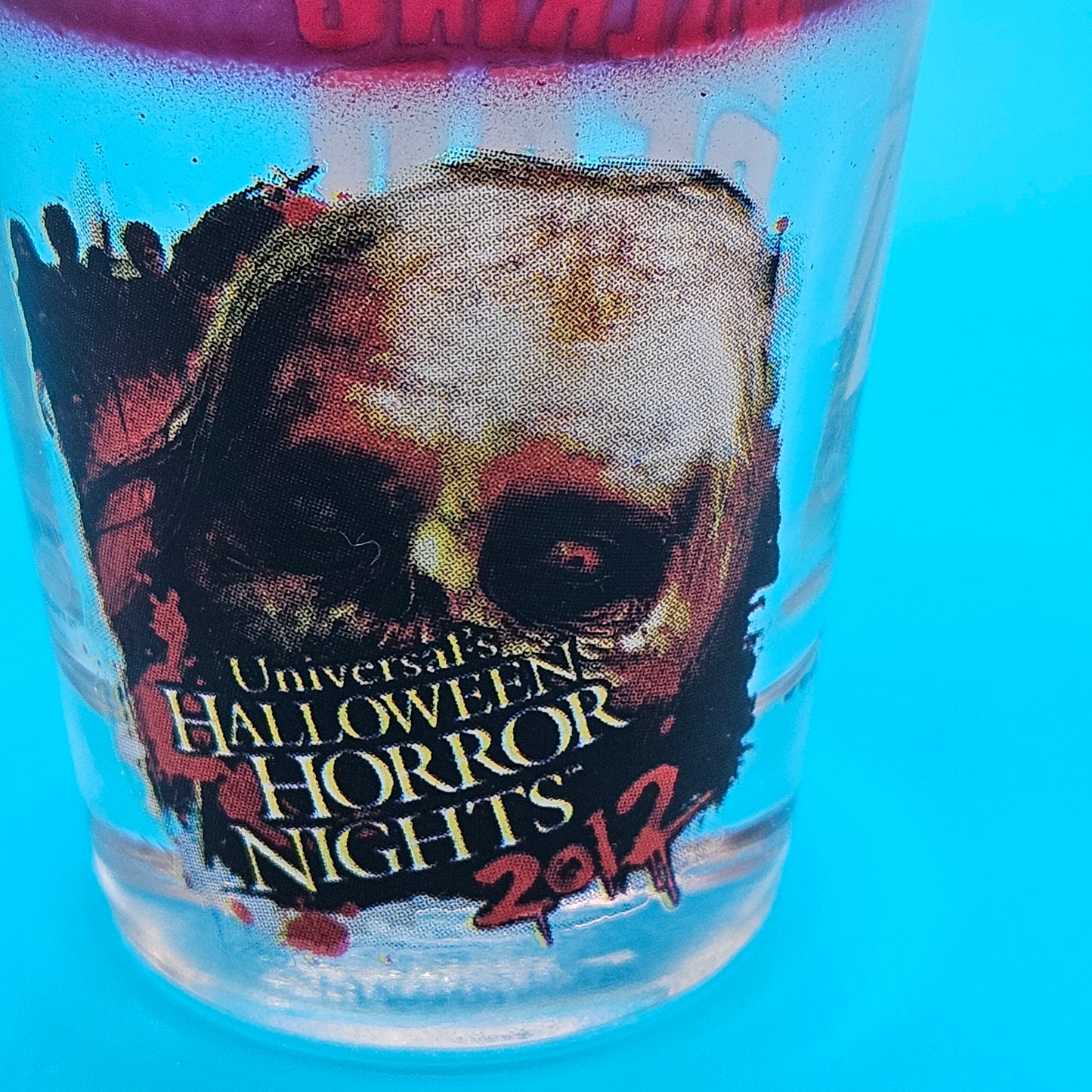 Walking Dead shot glass, Universal's Halloween Horror Nights 2012