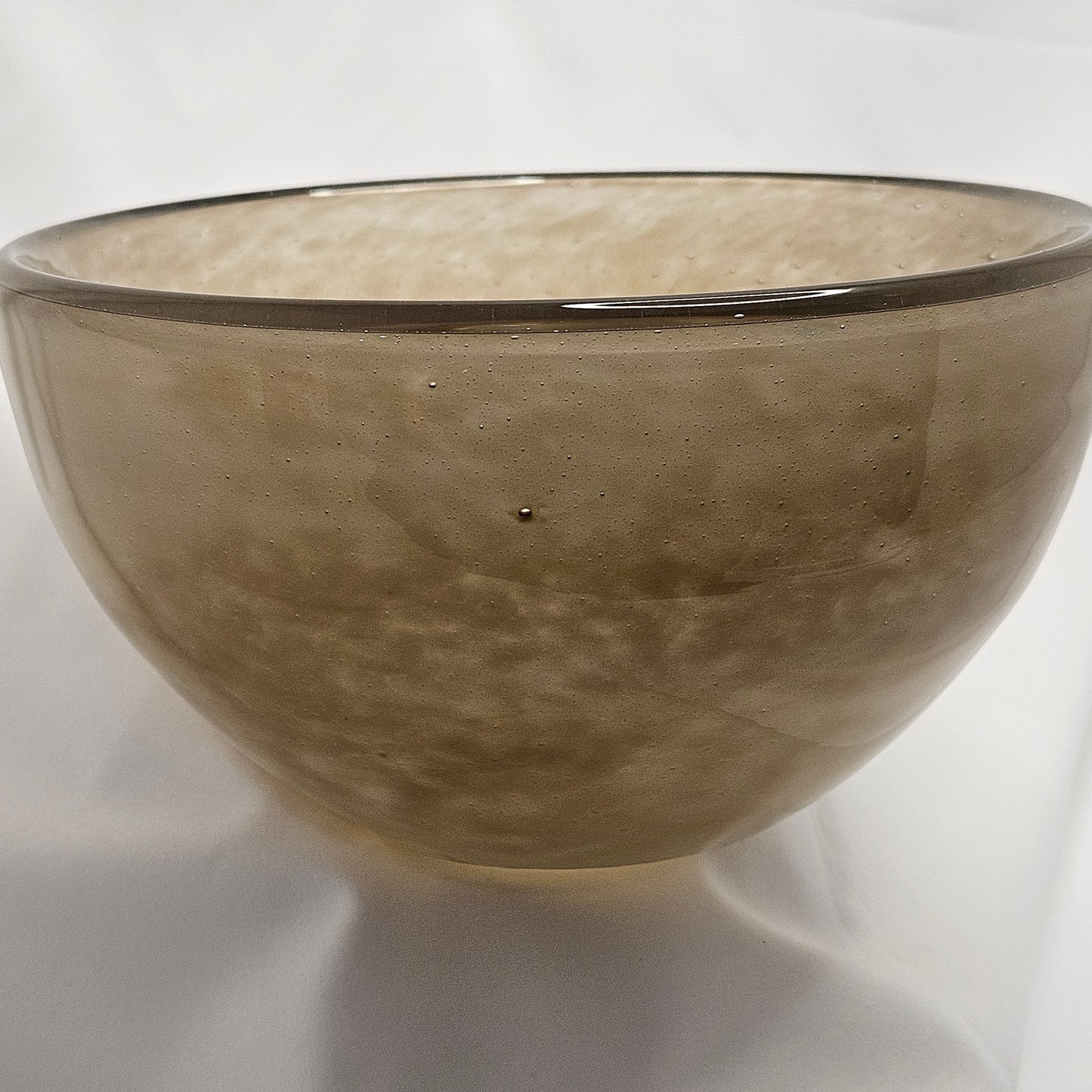 Henry Dean art glass bowl, signed