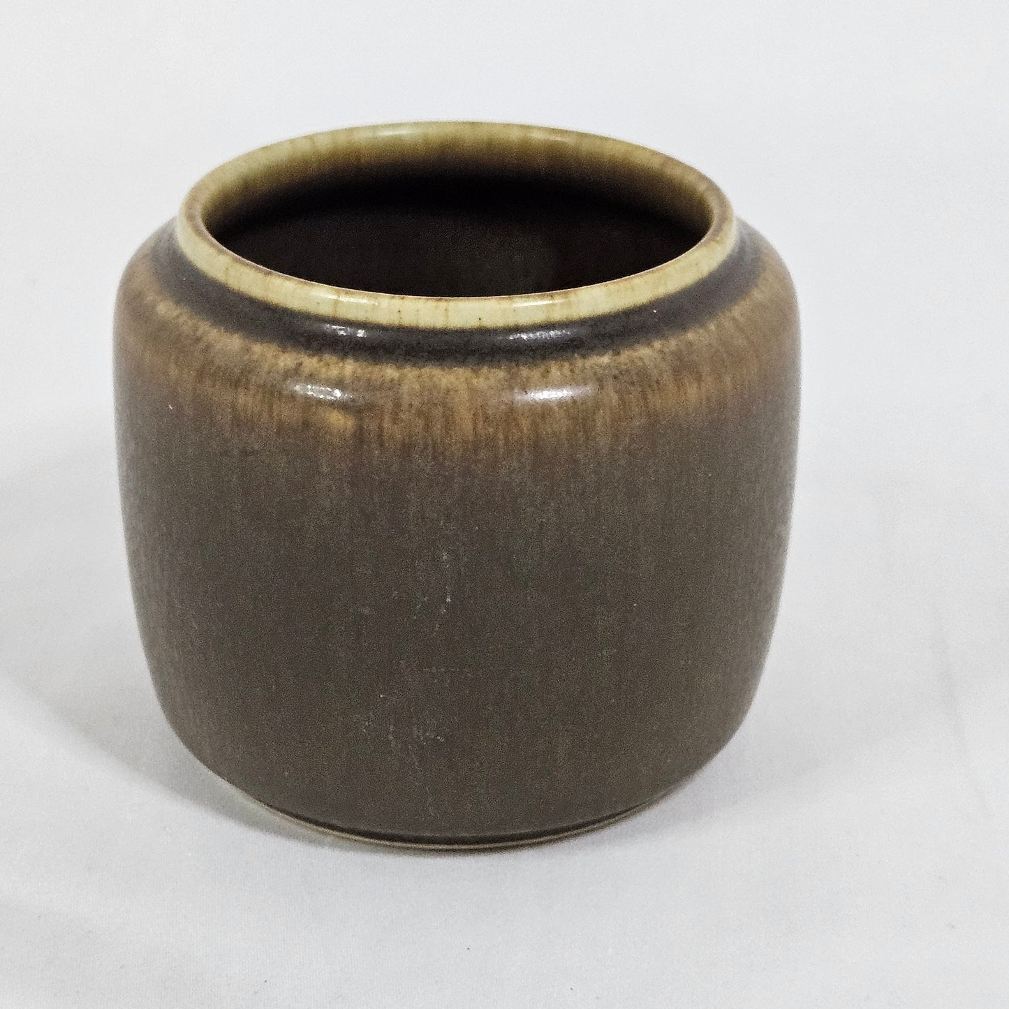 Danish pottery jar 1194, by Per Linneman Schmidt, Palshus Denmark, mid- century