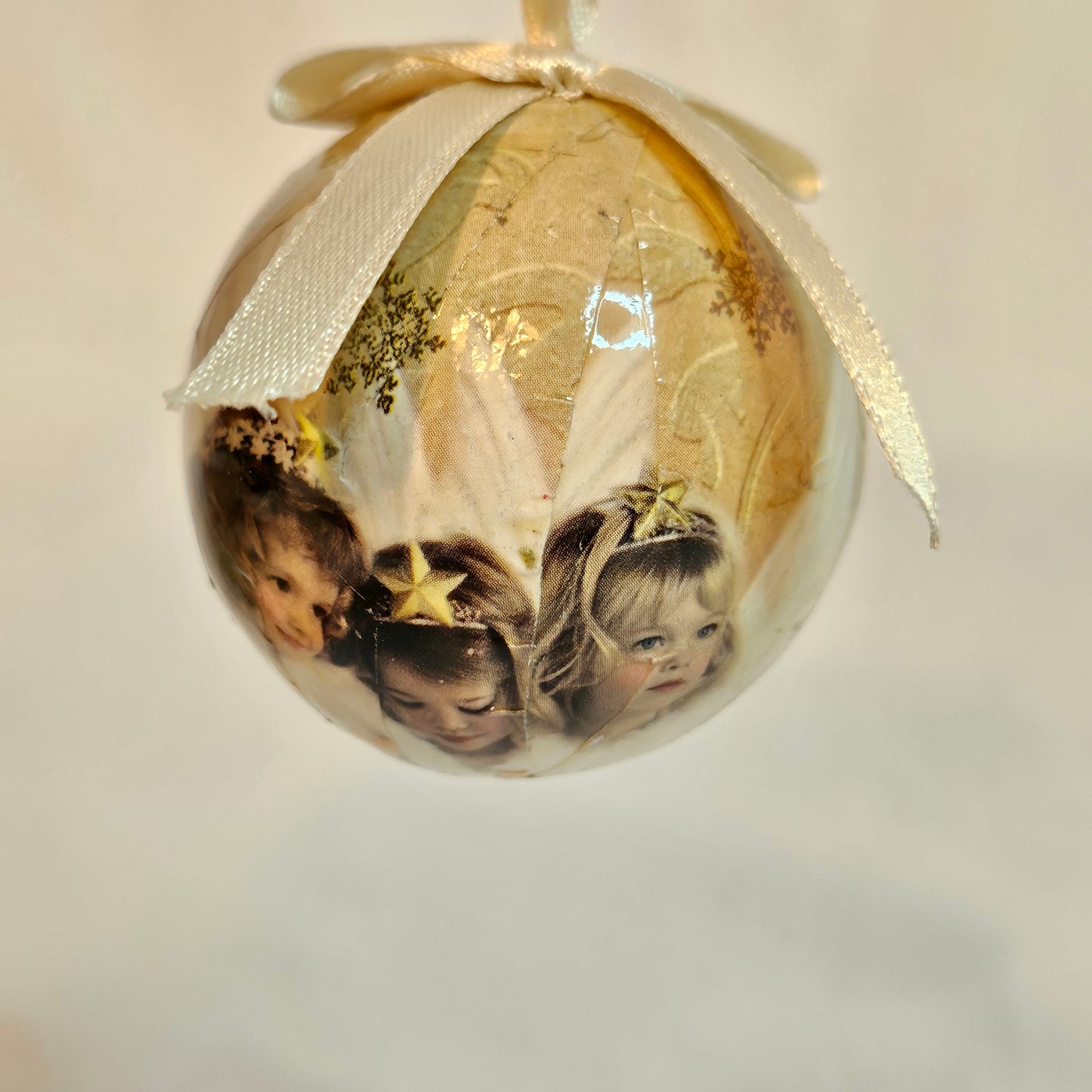 Vintage Kathleen Francour Ornaments, set of 6 ornaments in original box
