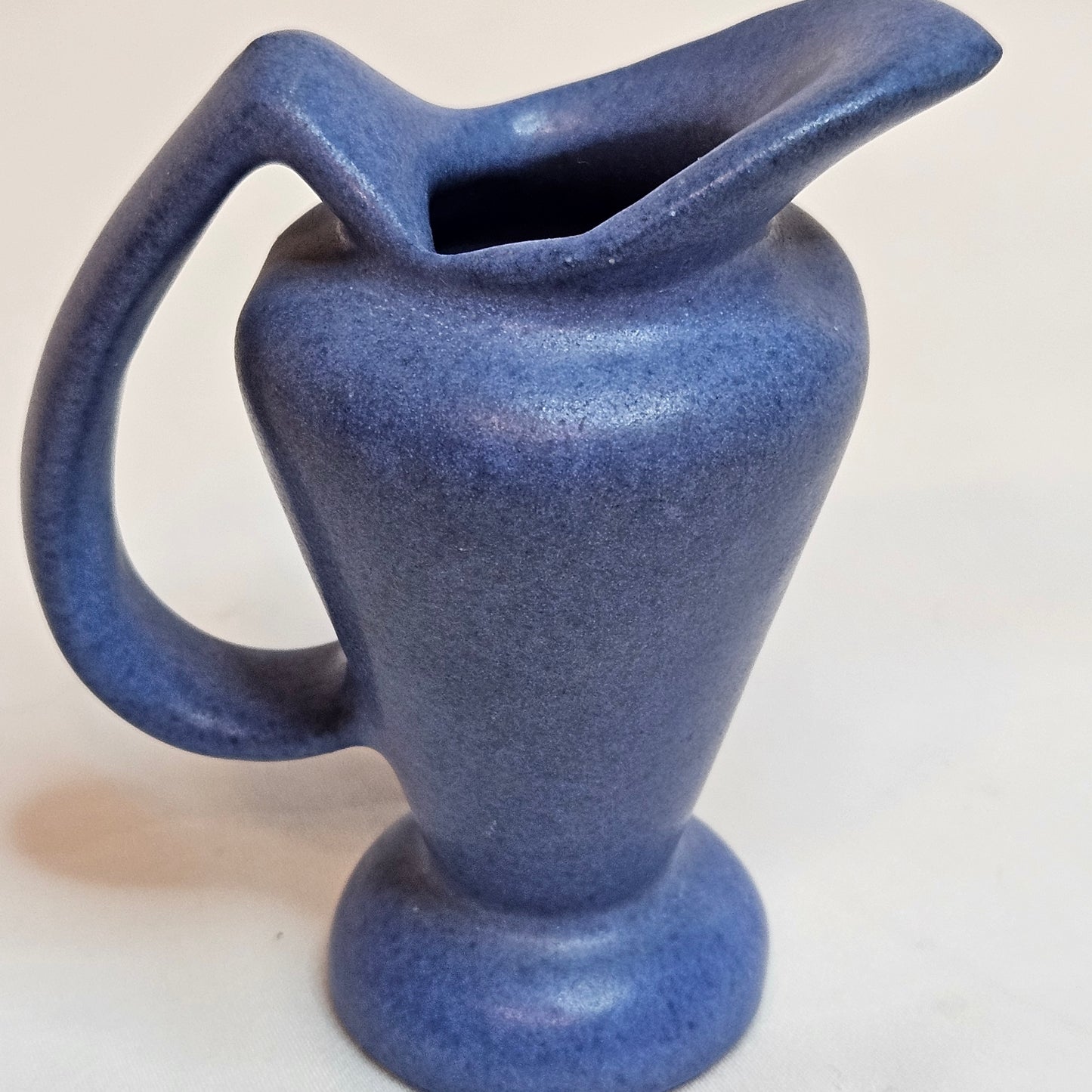 Vintage Niloak Pottery miniature pitchers, 3.25 inches tall