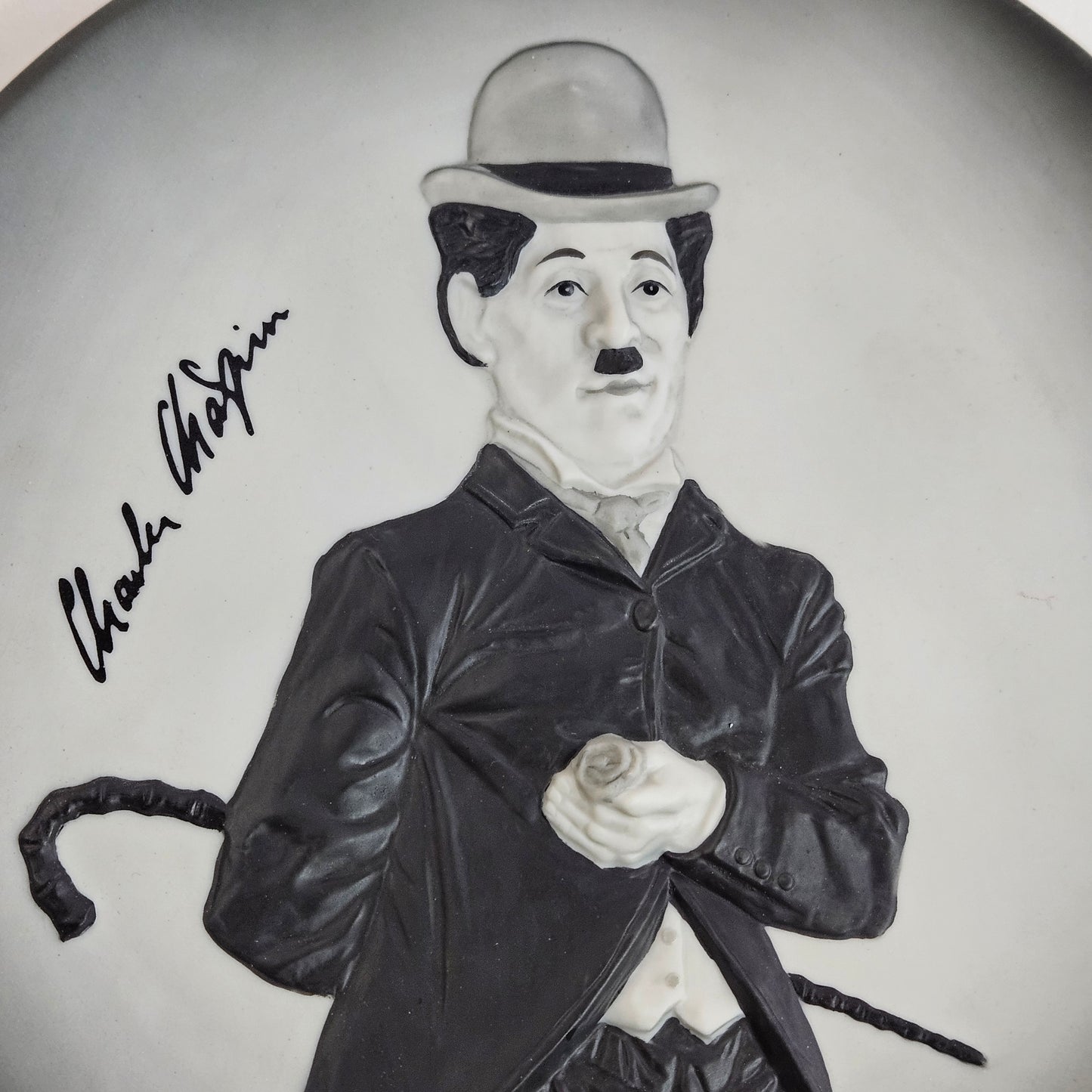 Great Entertainer Series Collector Plates, Choose from Chaplin, Fields or Laurel & Hardy