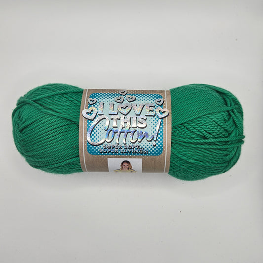 I Love This Cotton Medium Yarn for Crocheting & Knitting Soft Yarn Skein 180 Yds