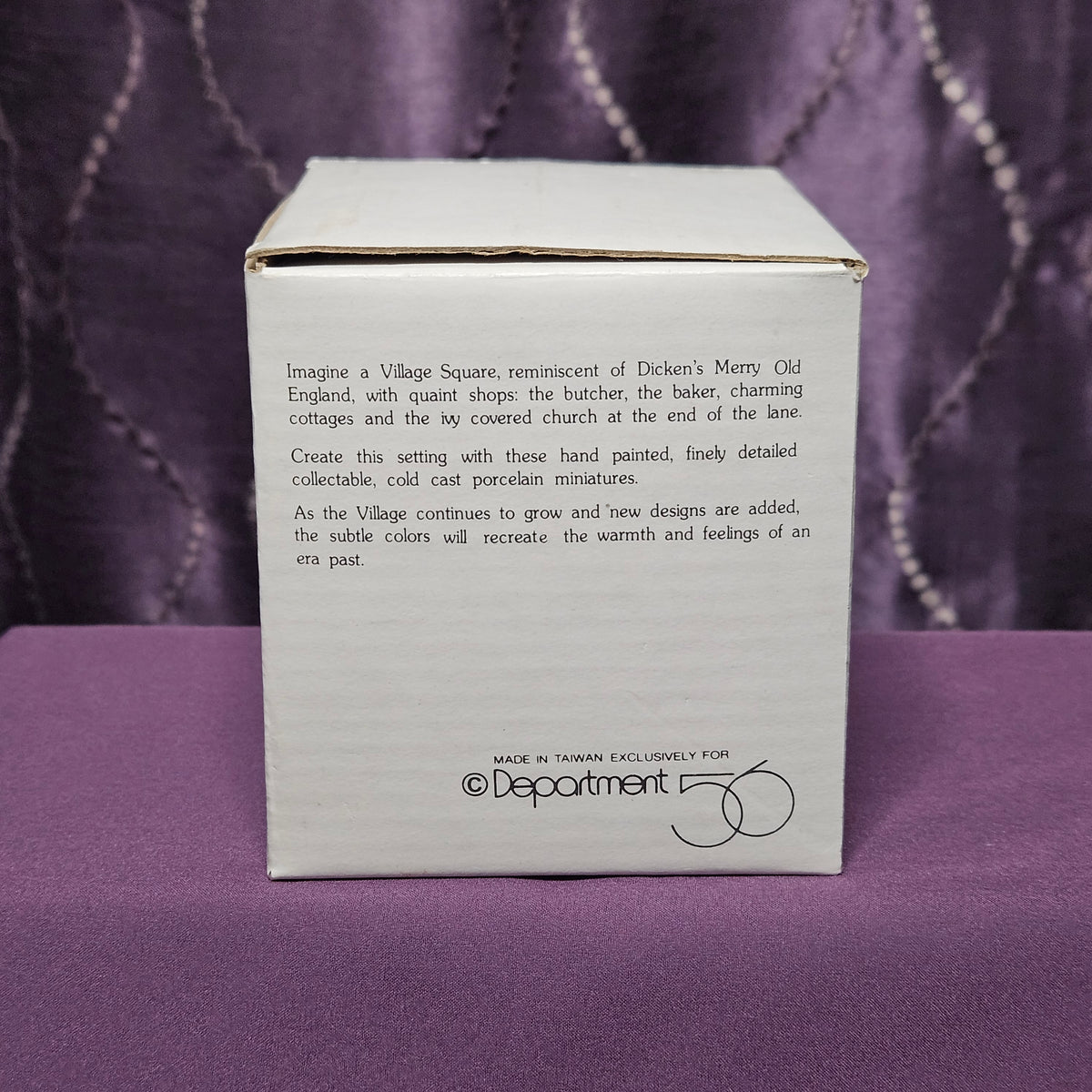 Department 56 Dickens Village Miniatures, Set of 7, 1986