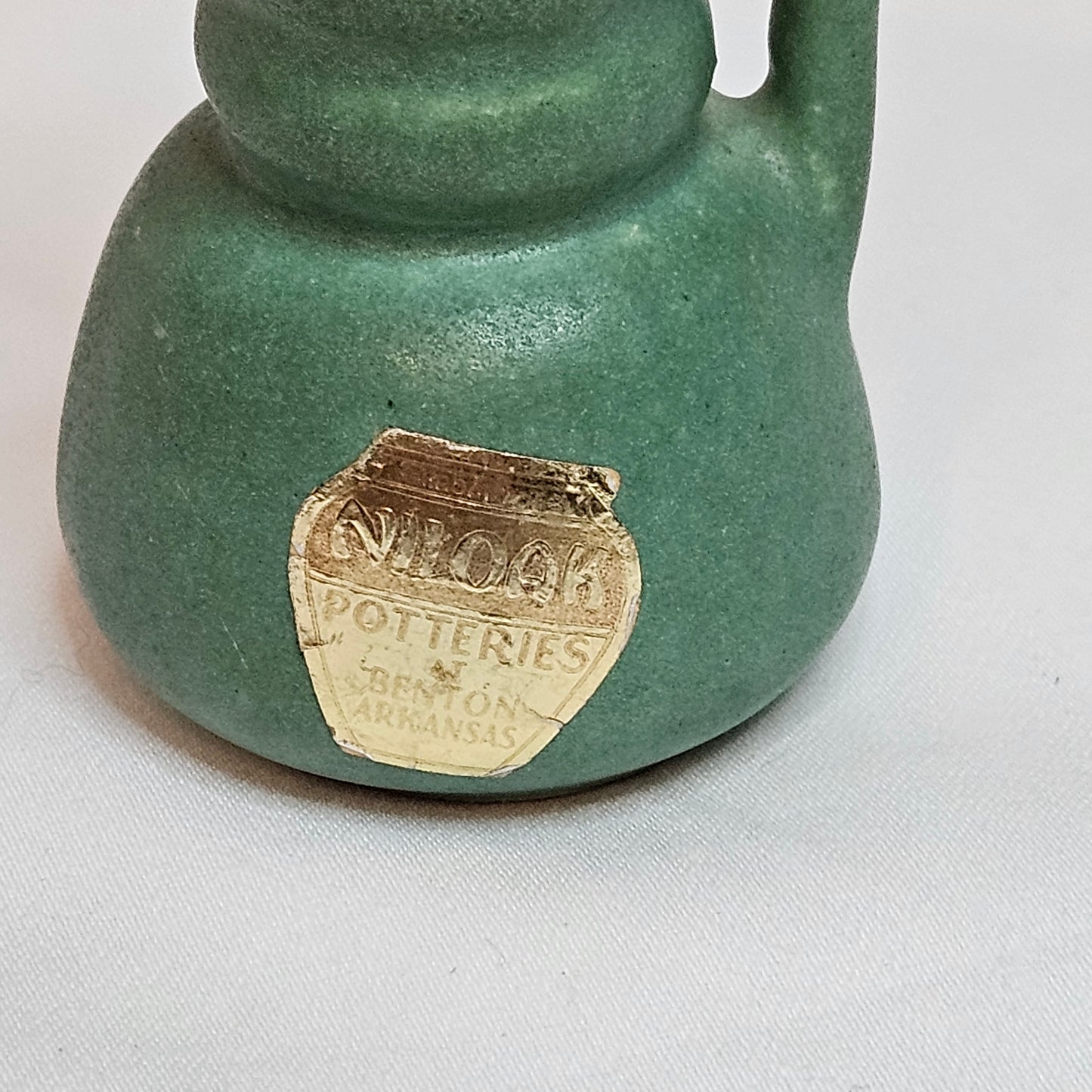 Niloak vintage miniature pitcher, 2.75 inches tall