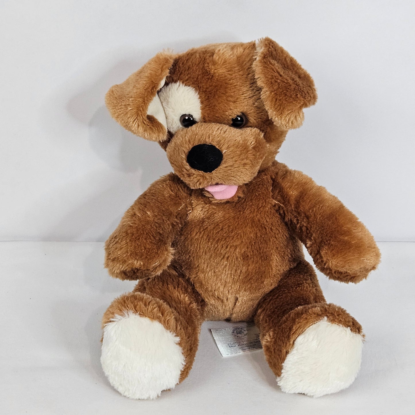 Retired Build-A-Bear Brown Sugar Puppy II, 10" Sitting Plush Stuffed Animal