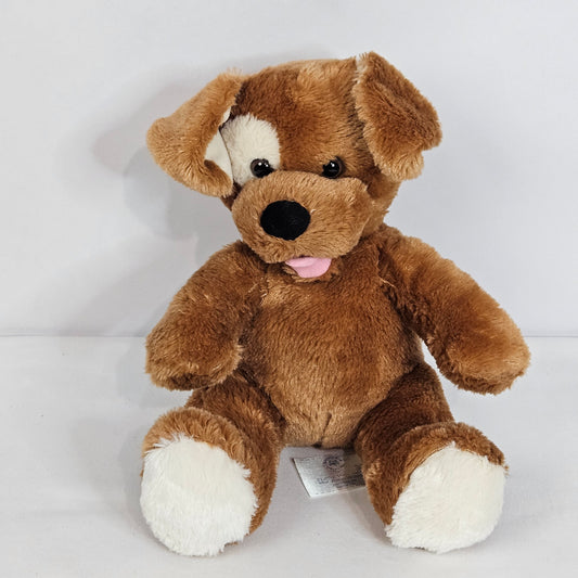 Retired Build-A-Bear Brown Sugar Puppy II, 10" Sitting Plush Stuffed Animal