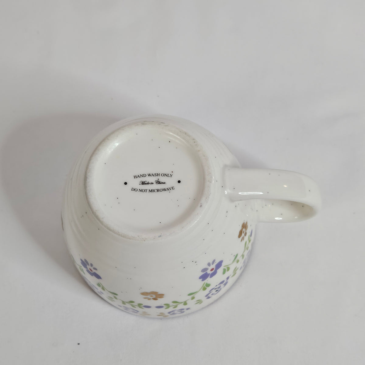 Purple floral cup