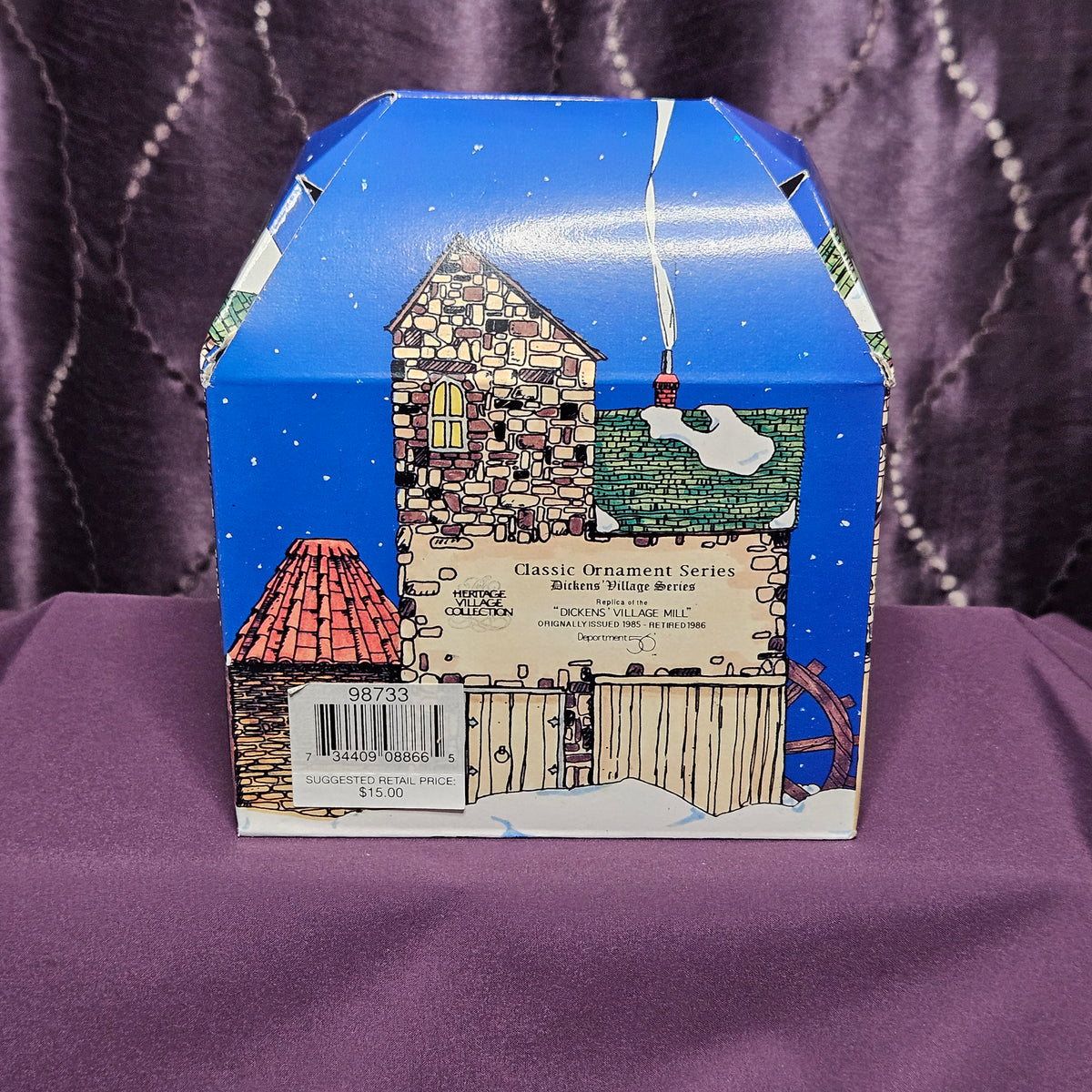 Department 56 Classic Ornament, Replica of Dickens Village Mill